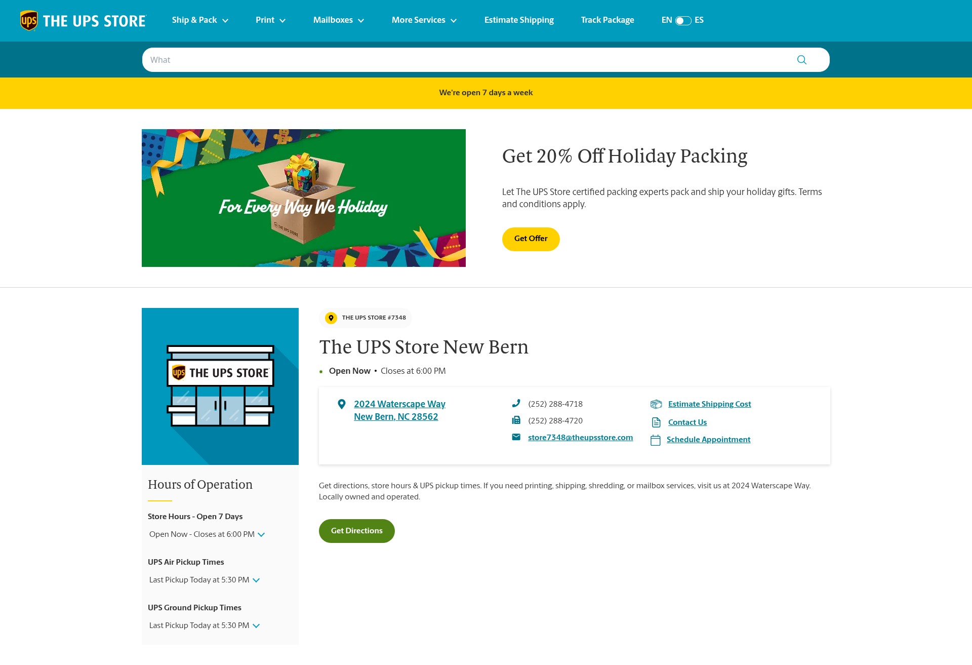 Landing Page