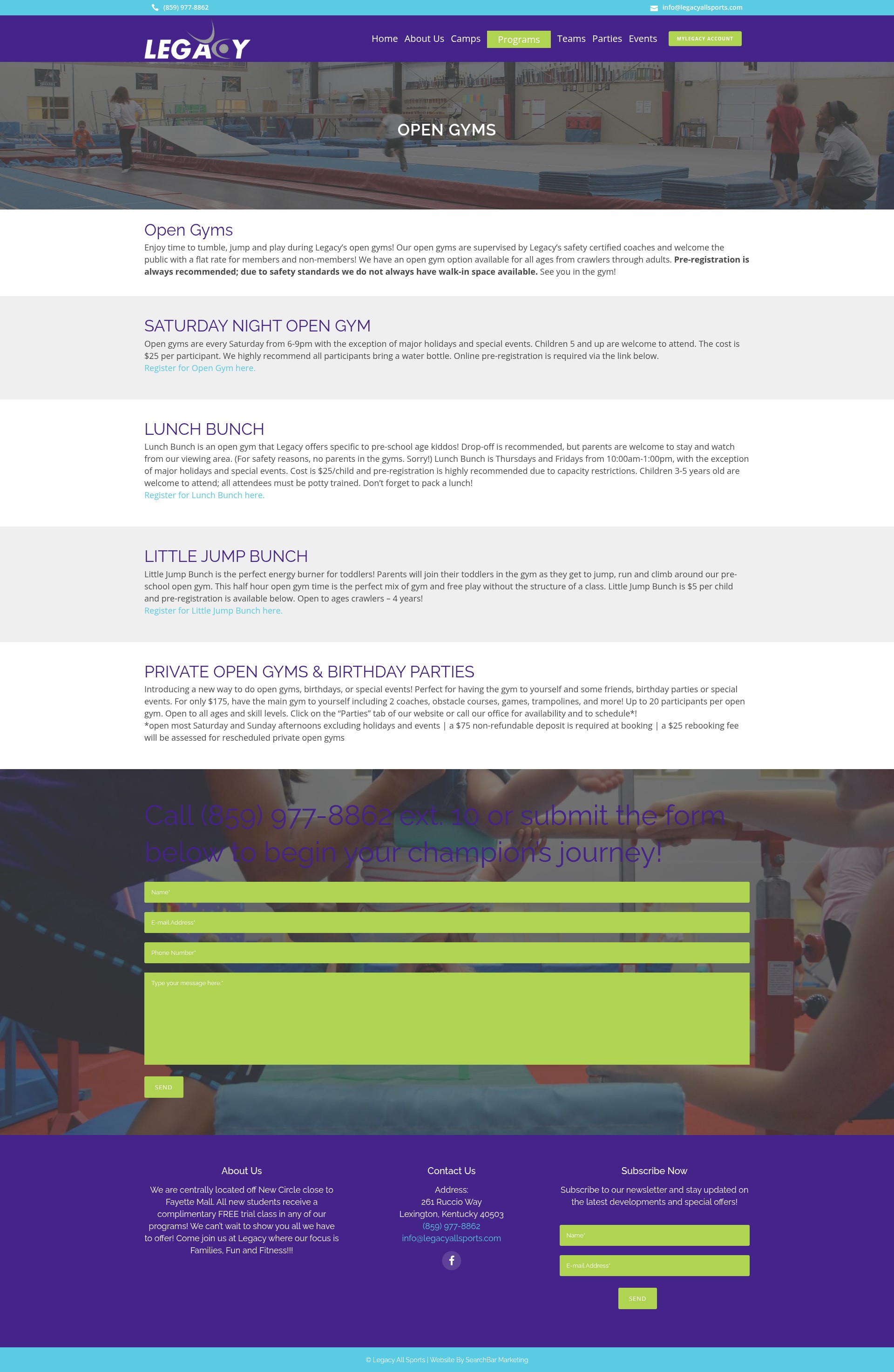 Landing Page