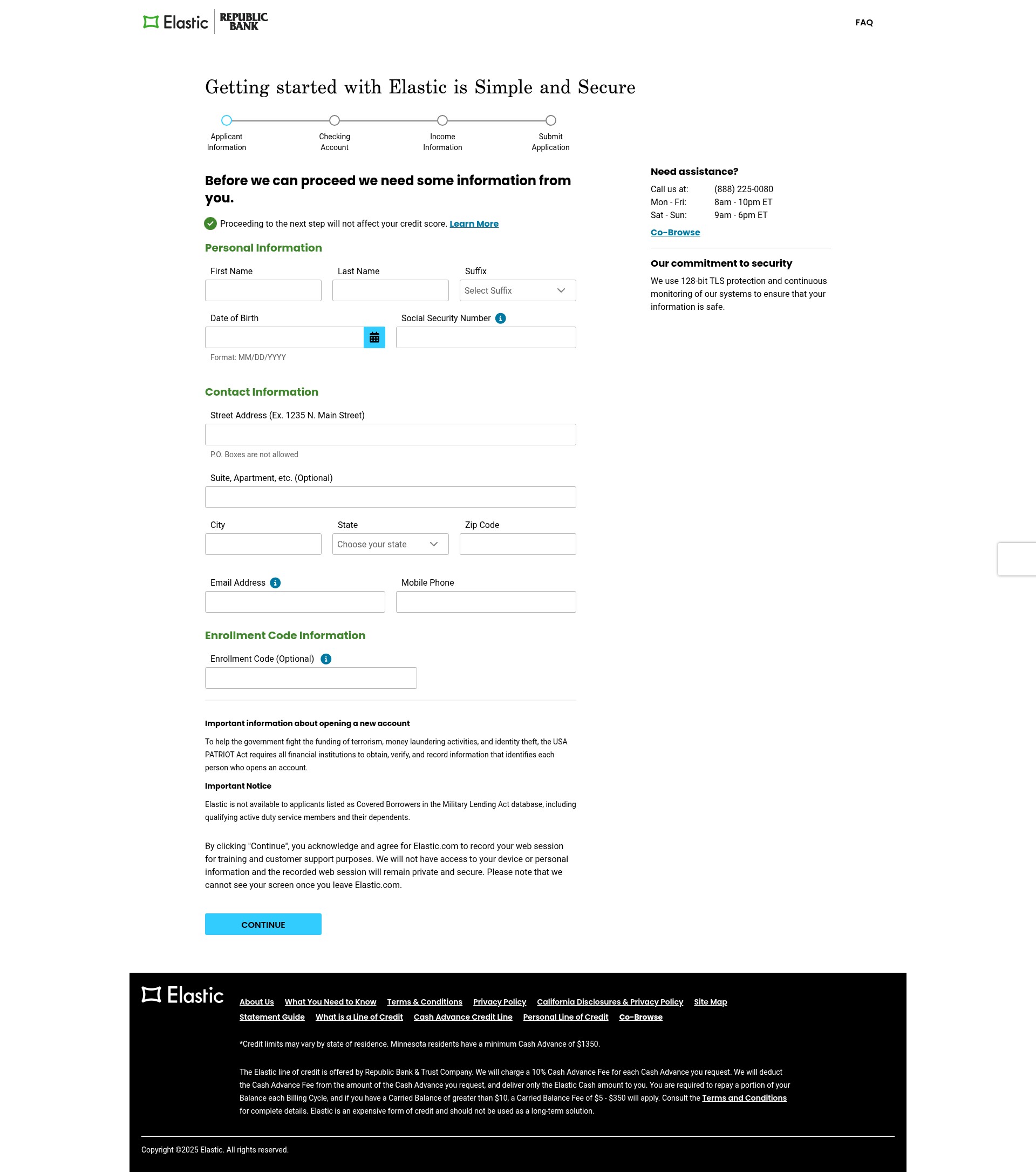 Landing Page