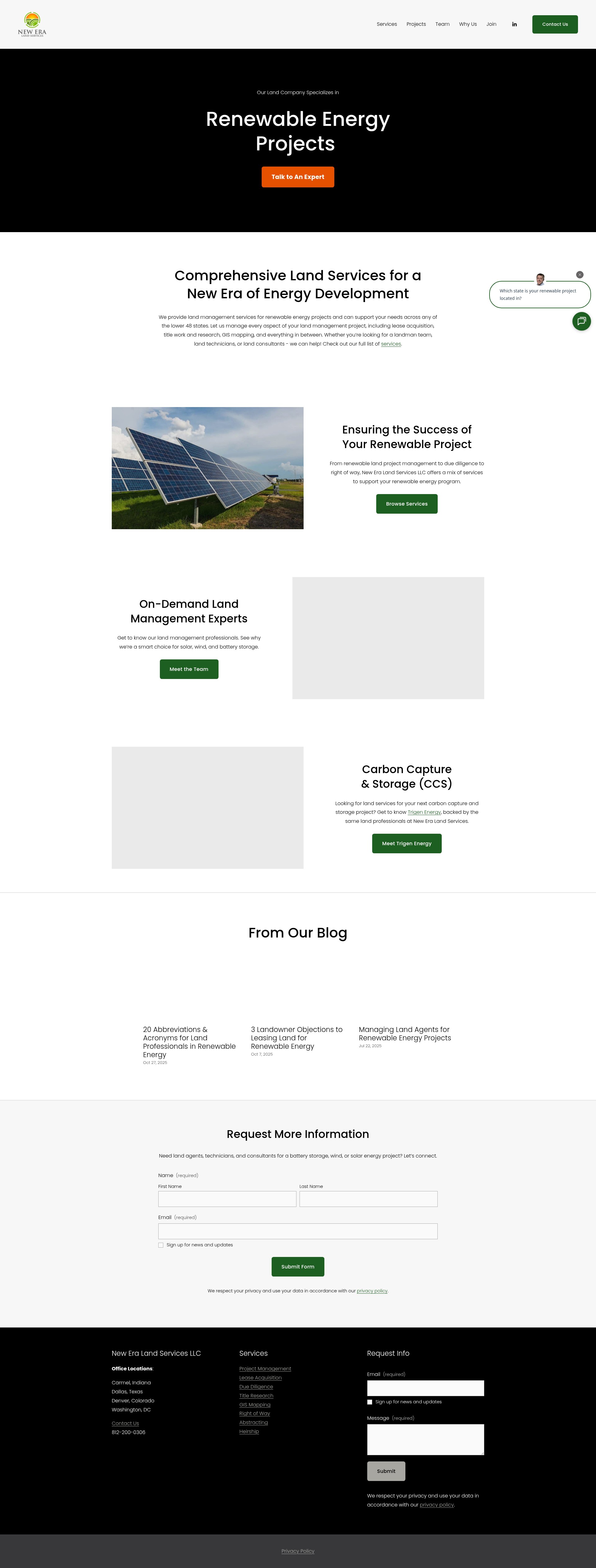 Landing Page