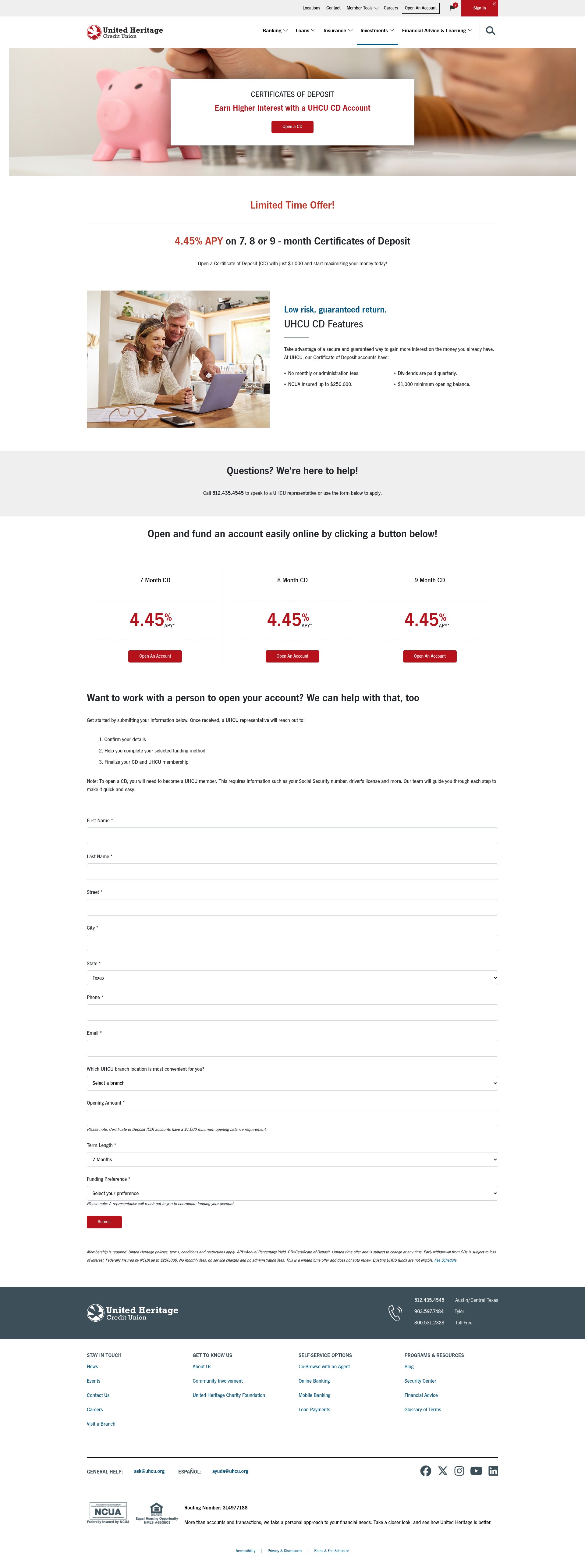 Landing Page