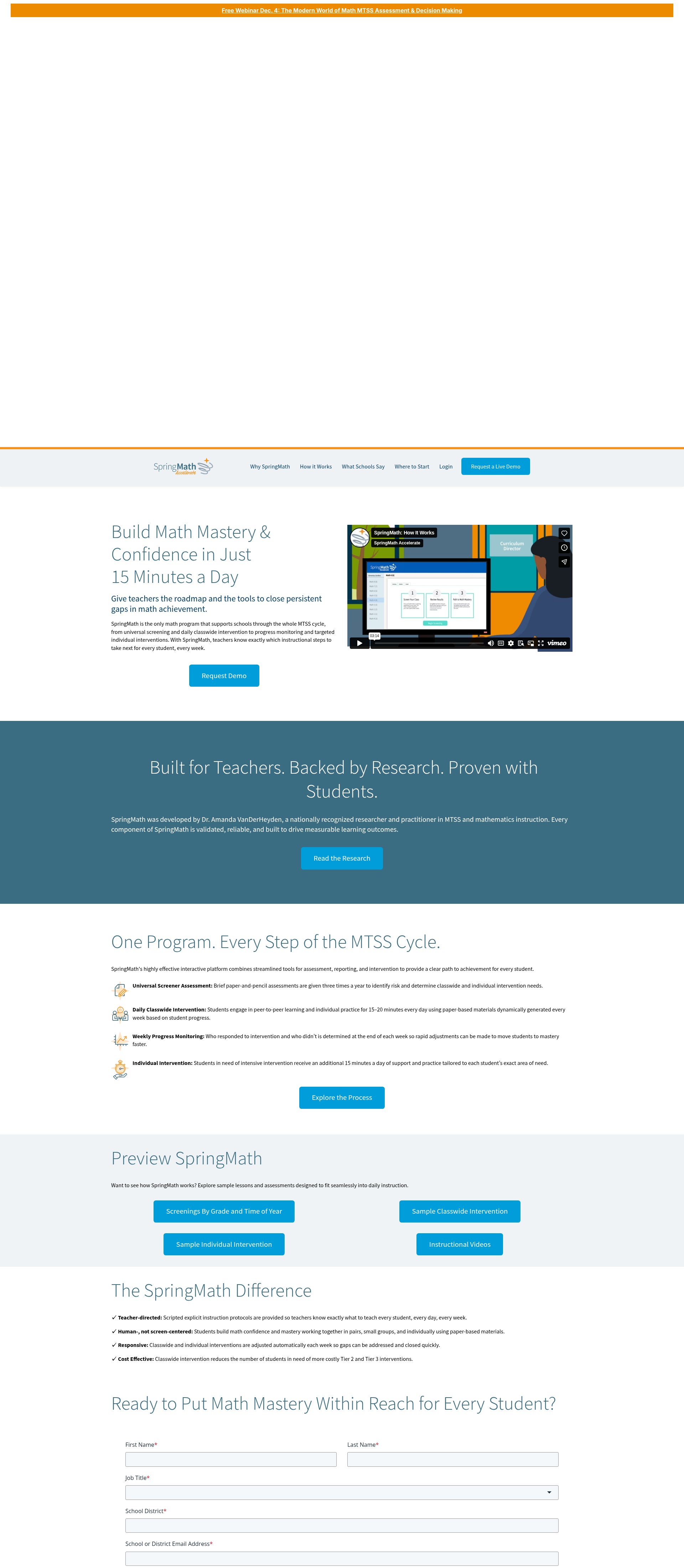 Landing Page