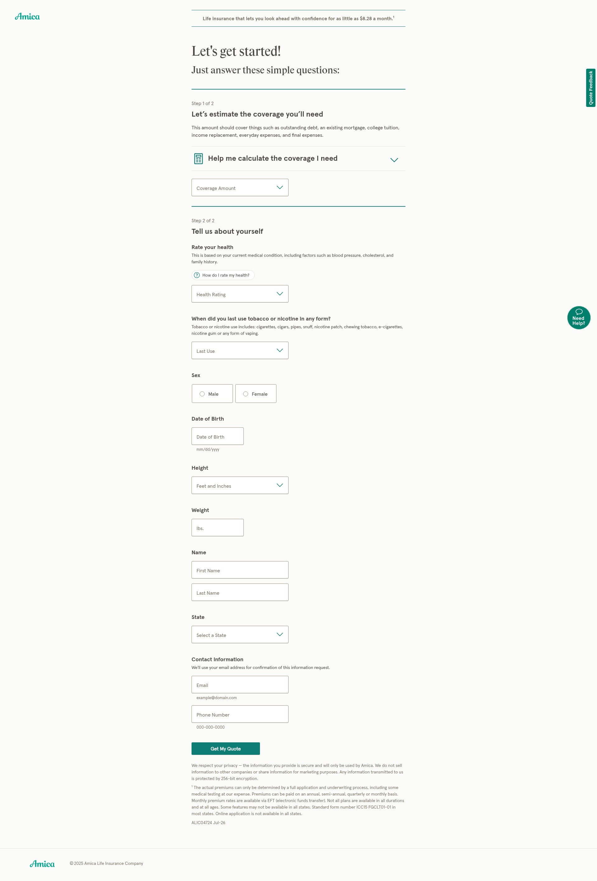 Landing Page
