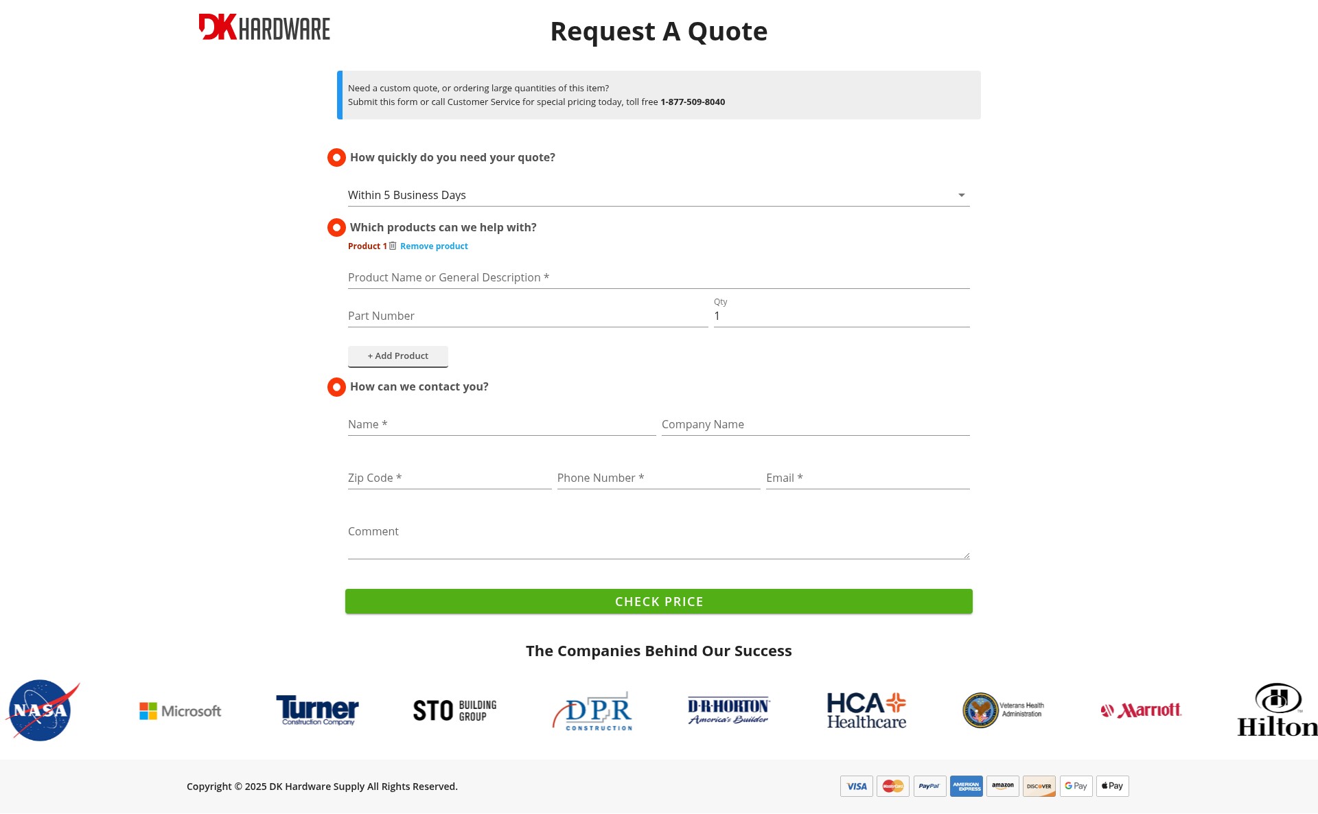 Landing Page