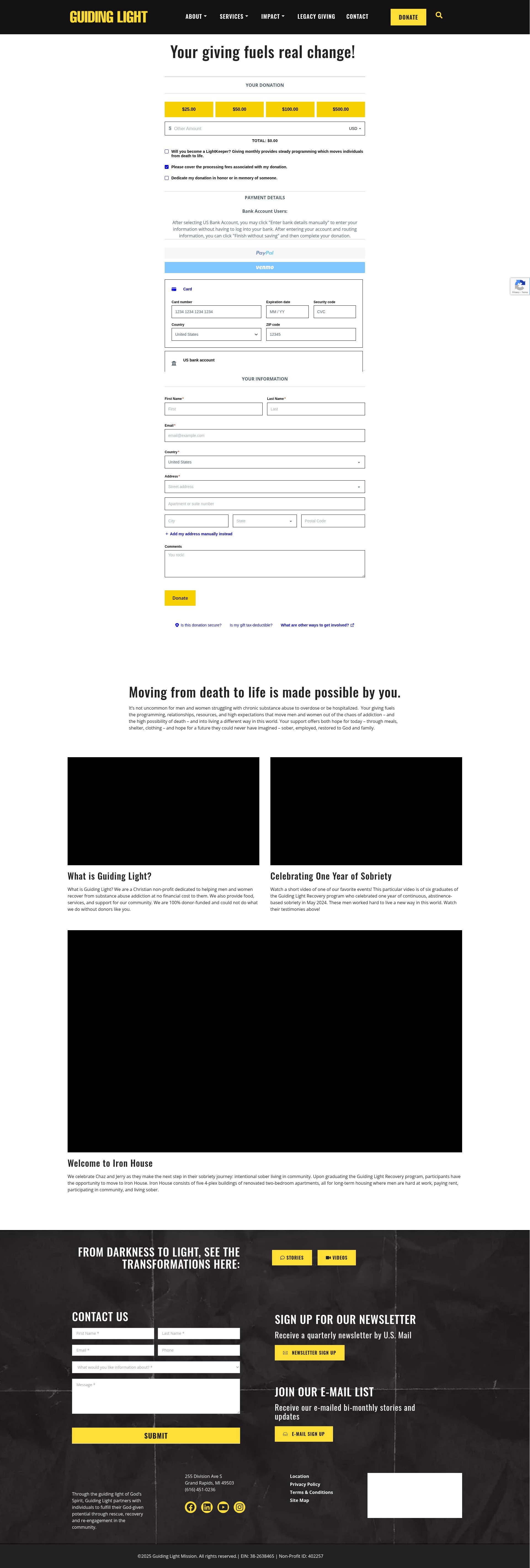 Landing Page