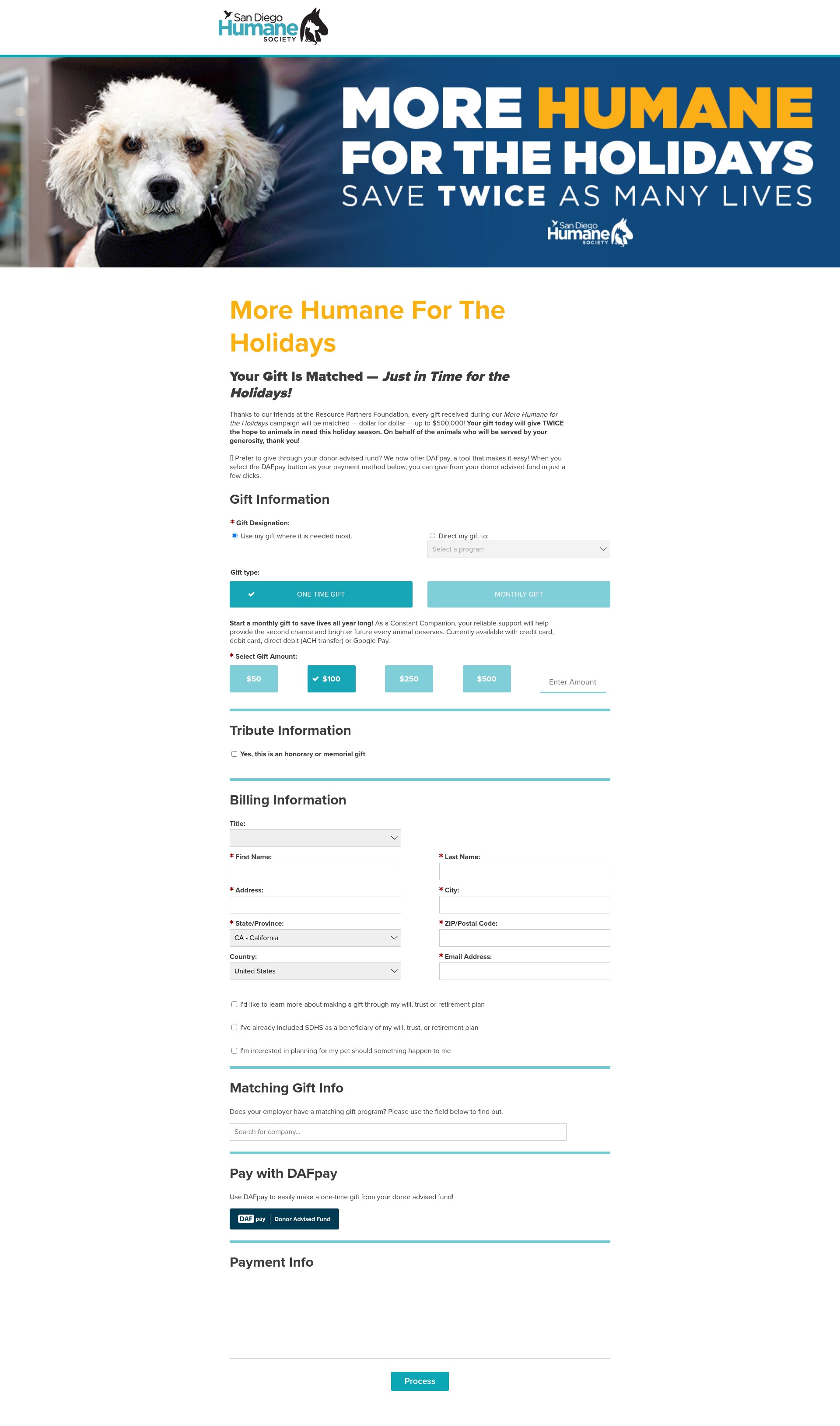 Landing Page