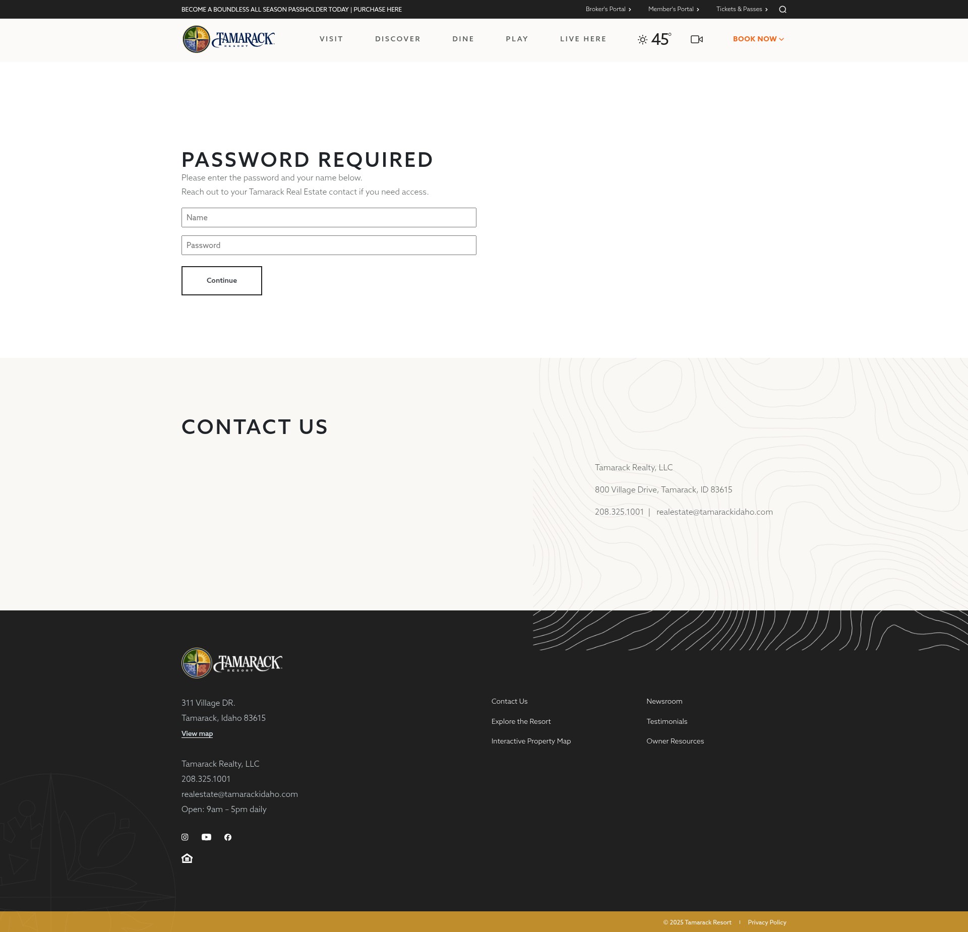 Landing Page