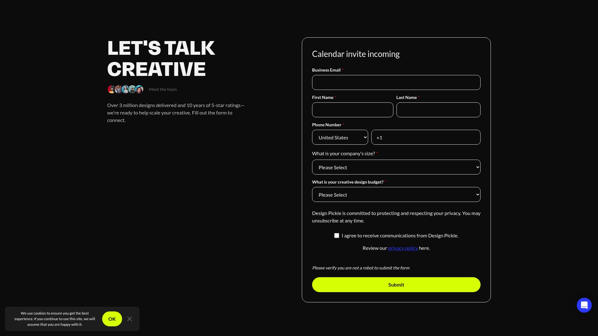 Landing Page