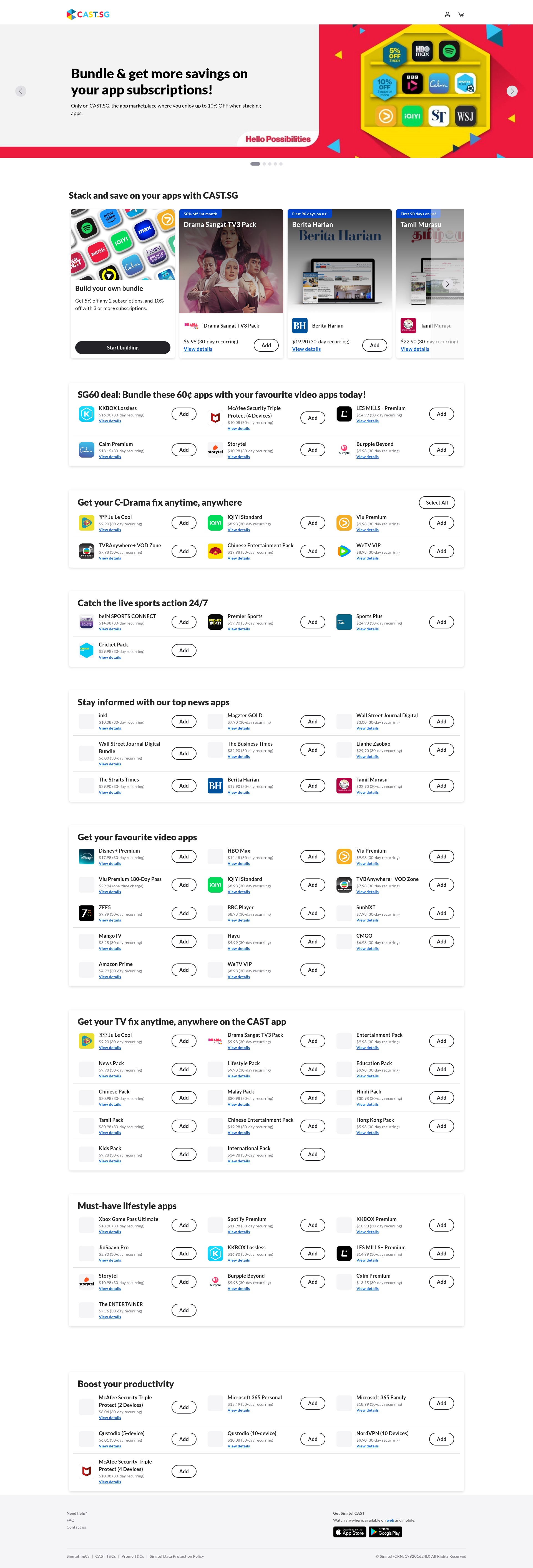 Landing Page