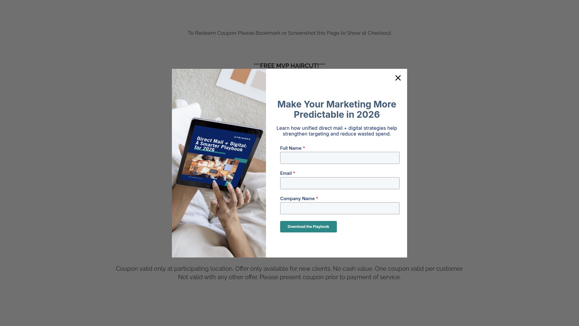 Landing Page