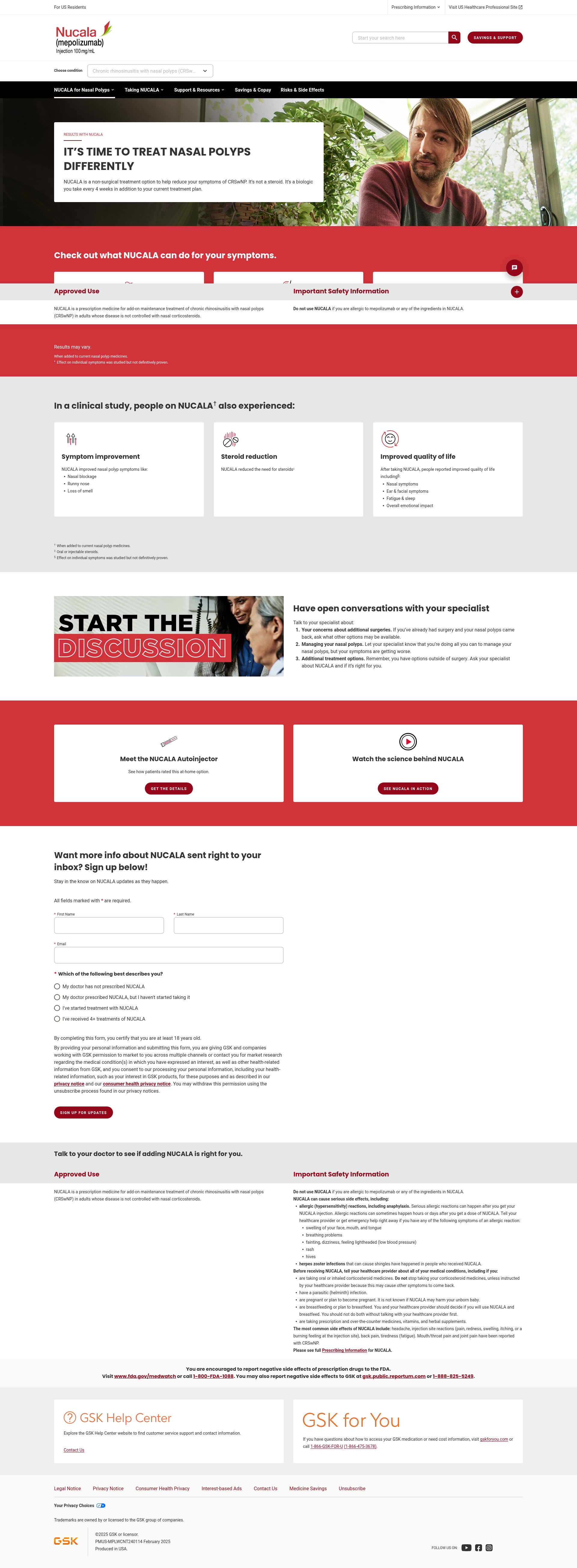 Landing Page