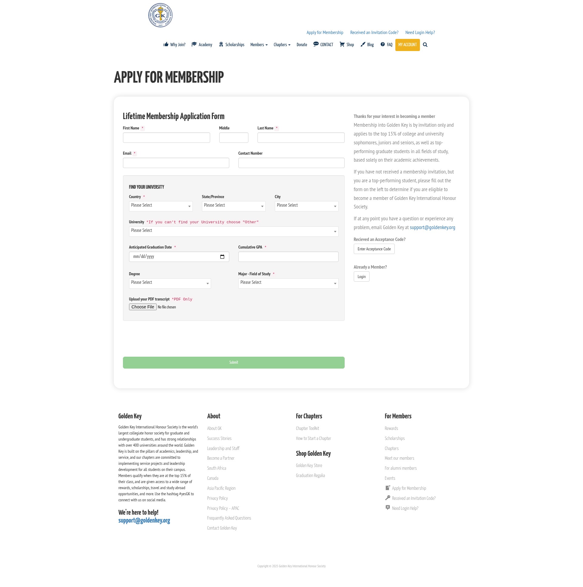 Landing Page