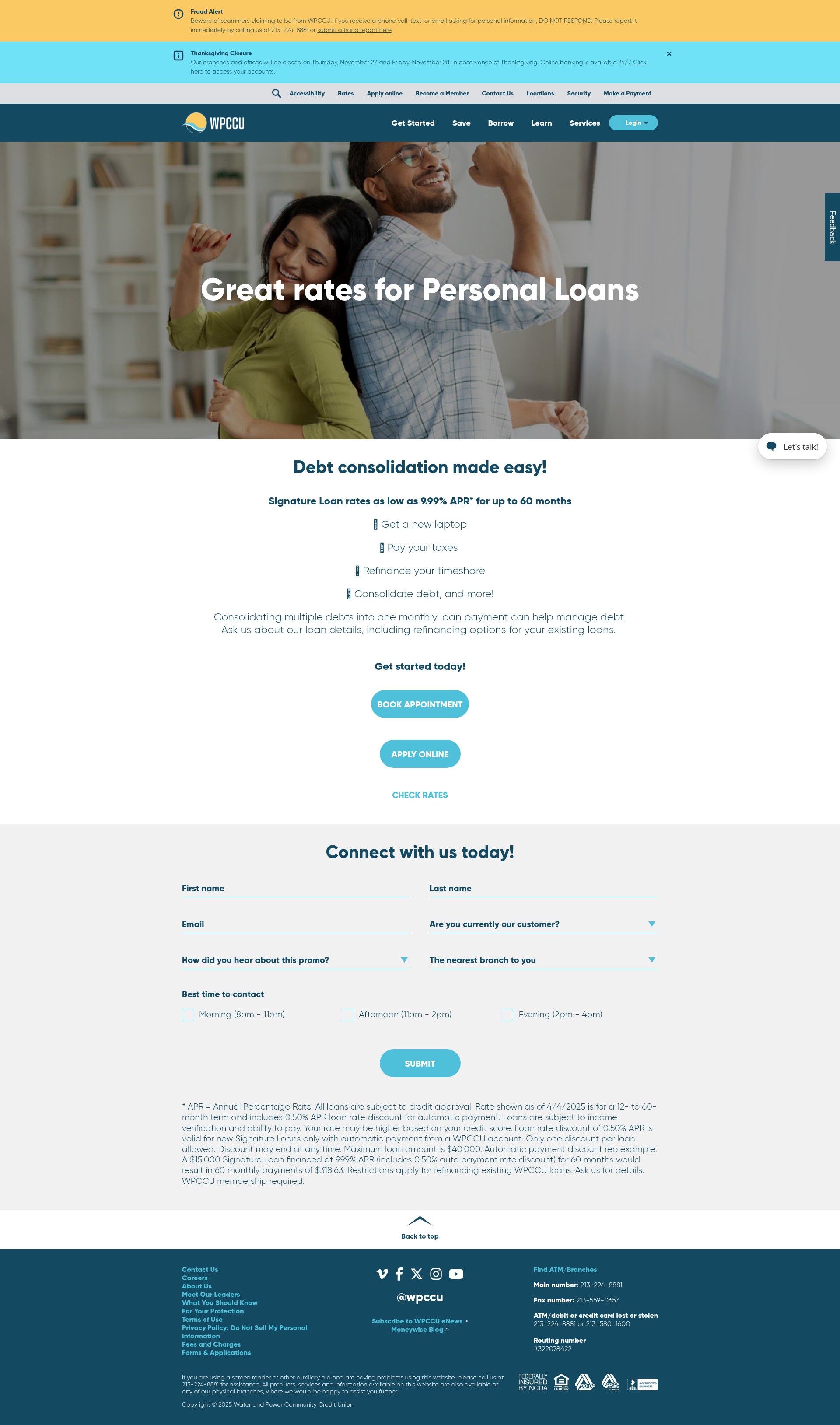 Landing Page