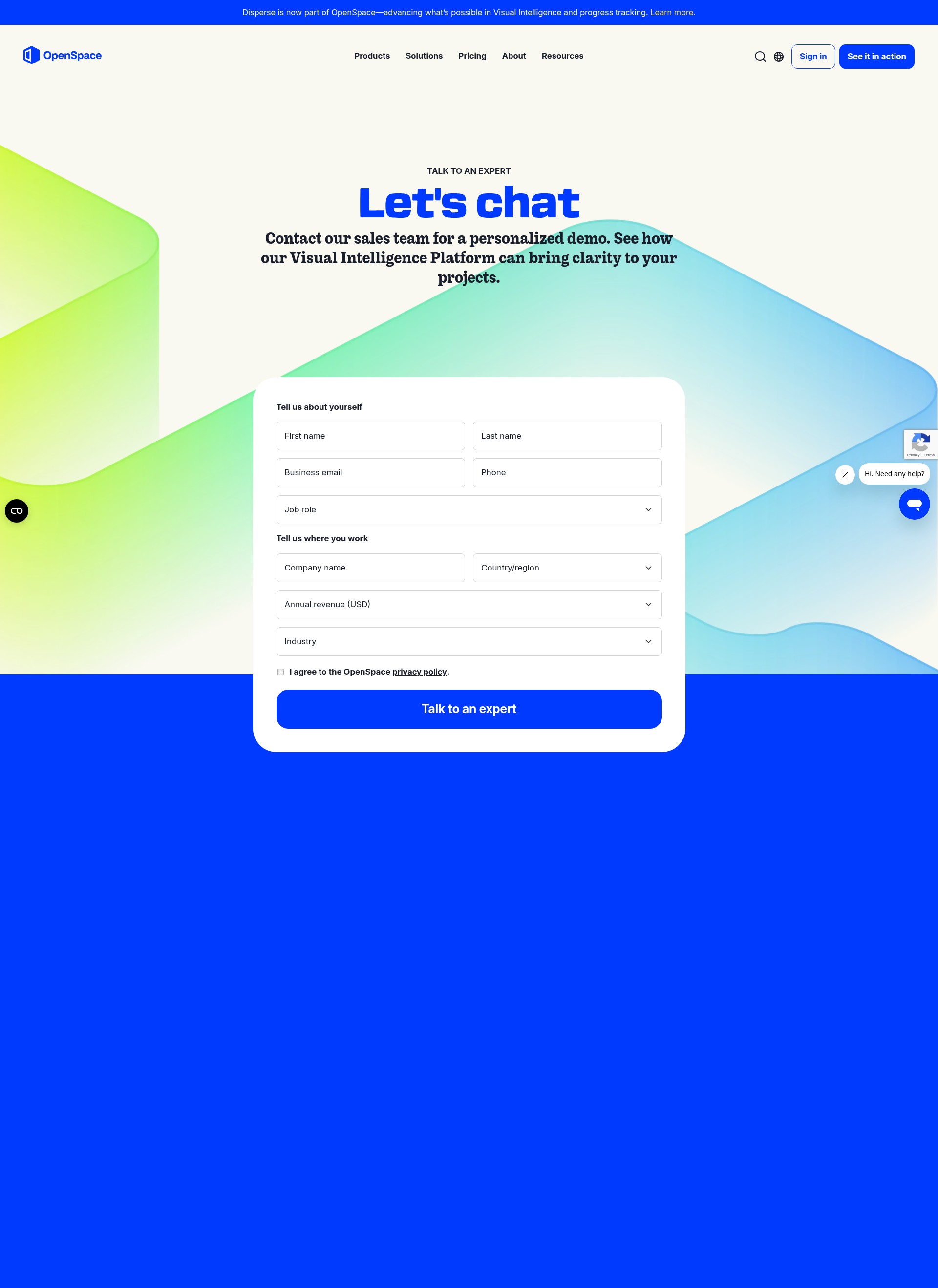 Landing Page