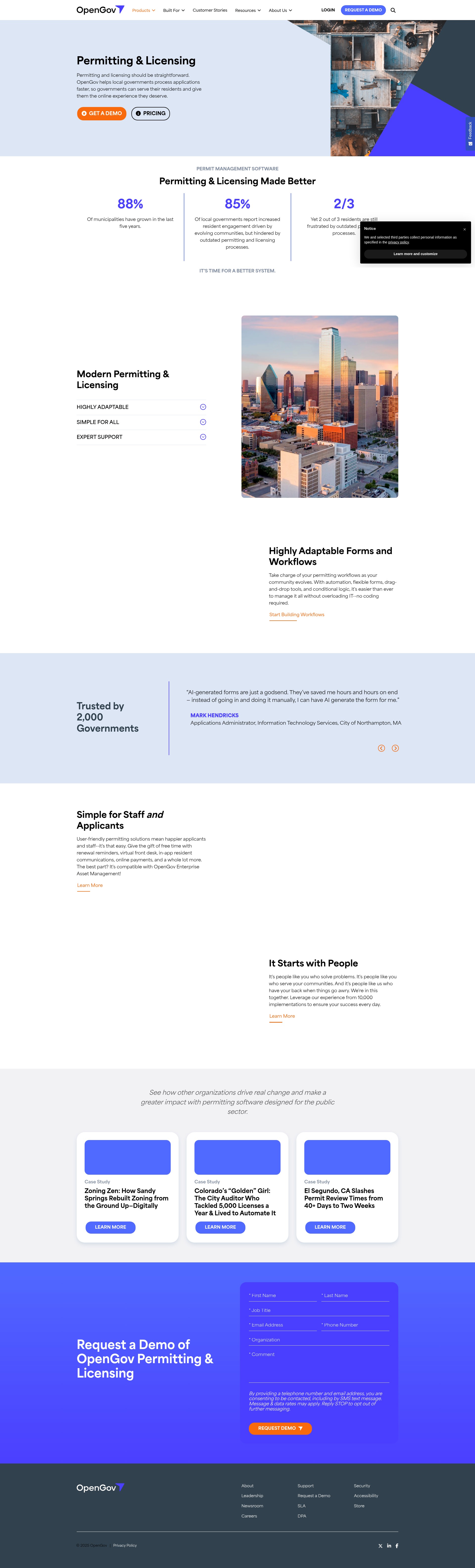 Landing Page
