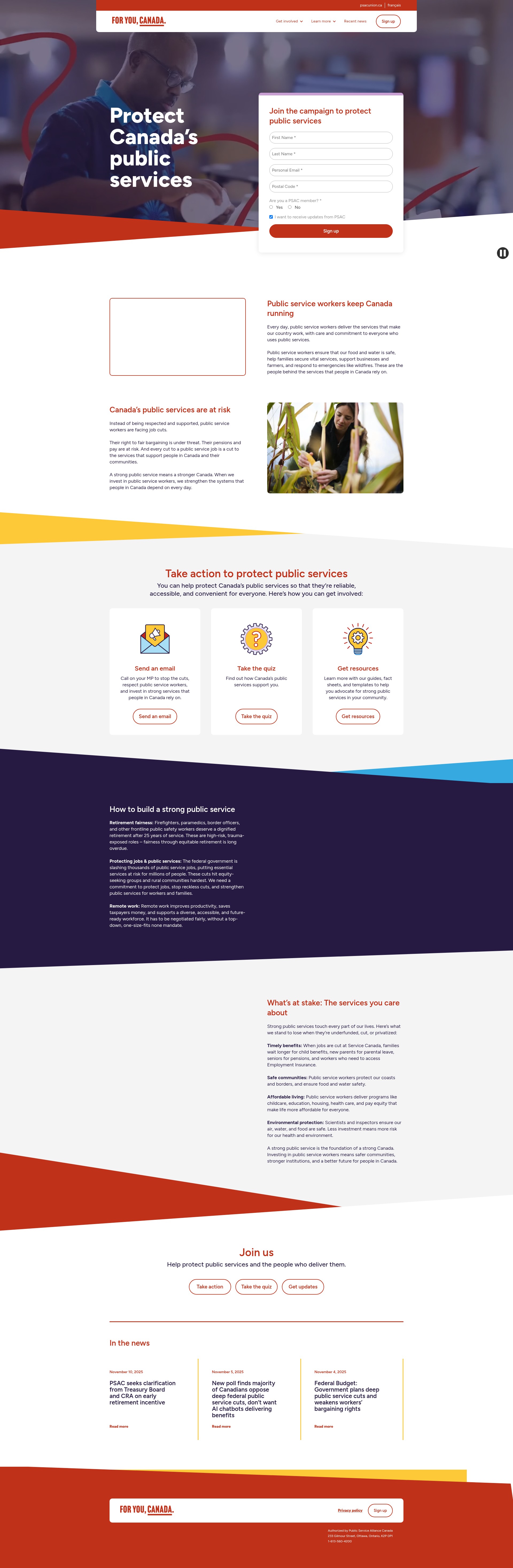 Landing Page