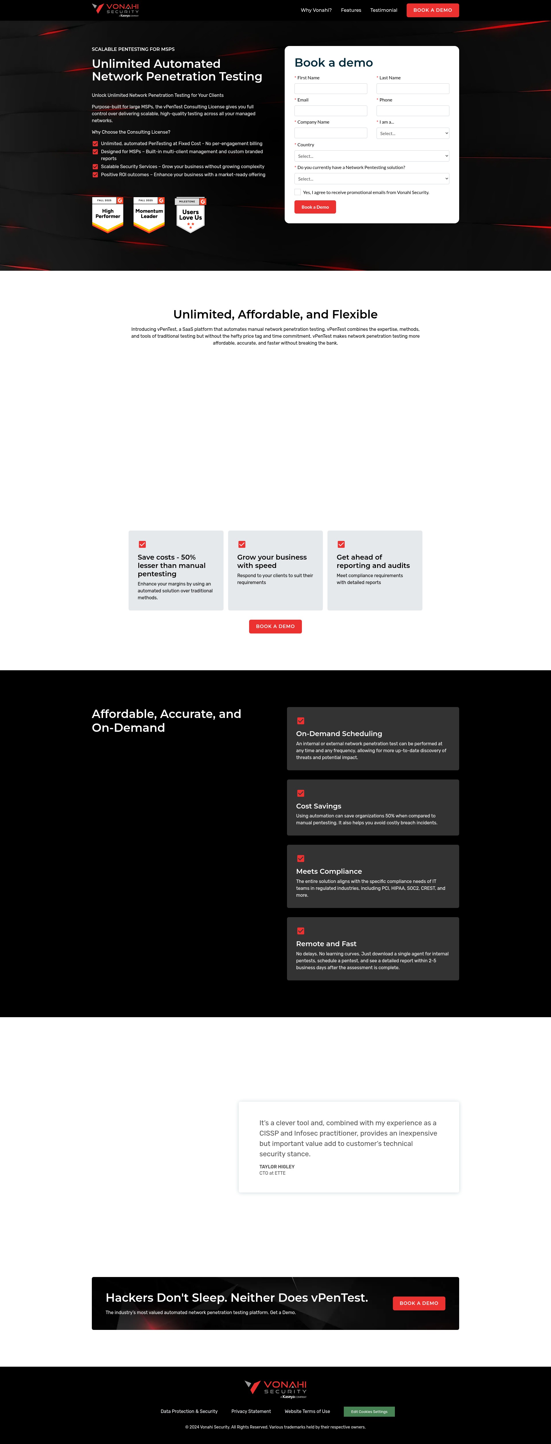 Landing Page