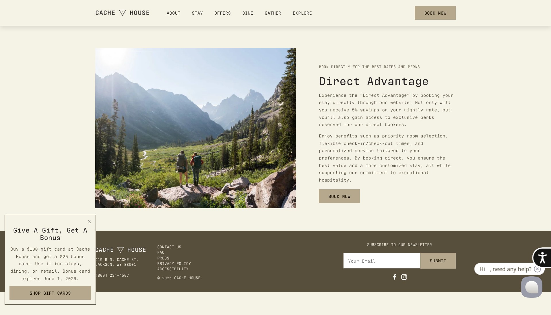 Landing Page