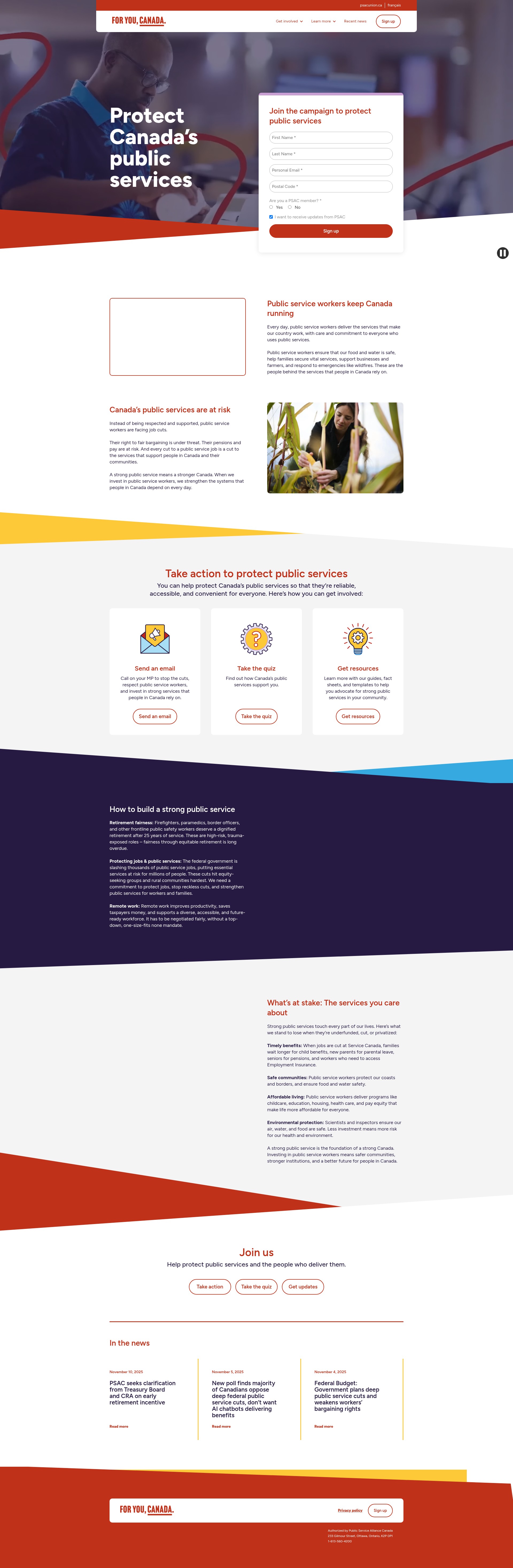 Landing Page