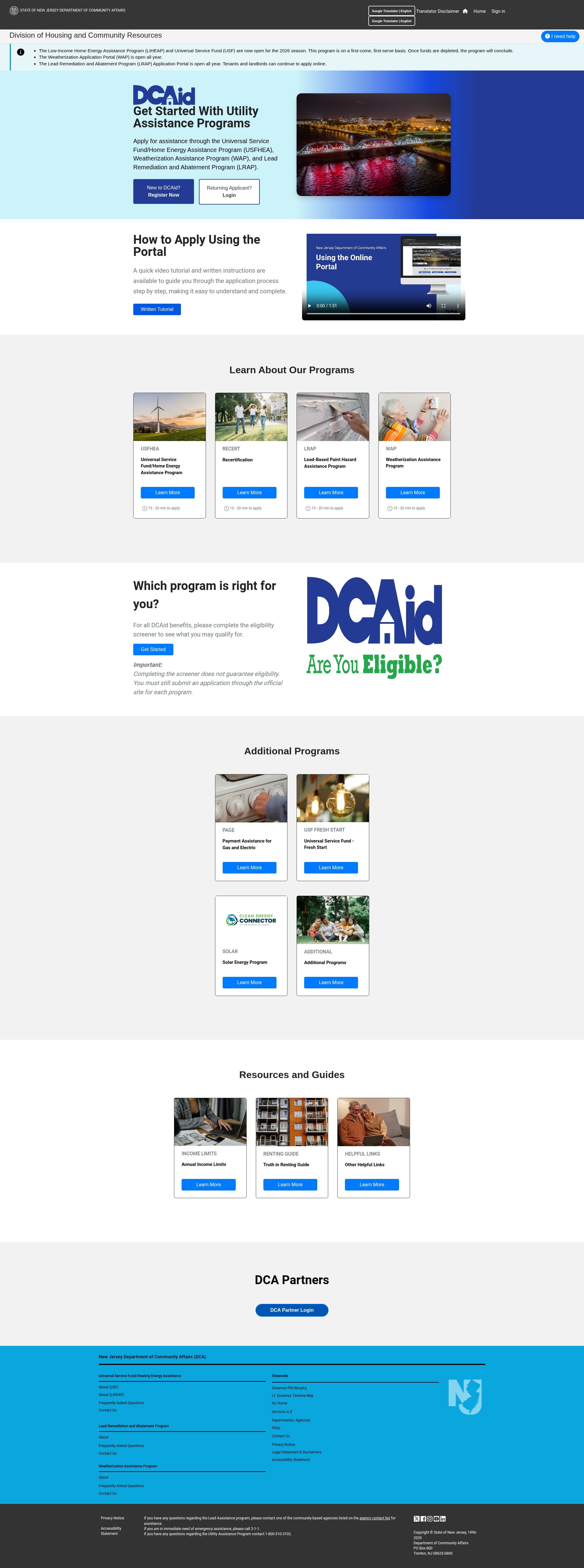 Landing Page