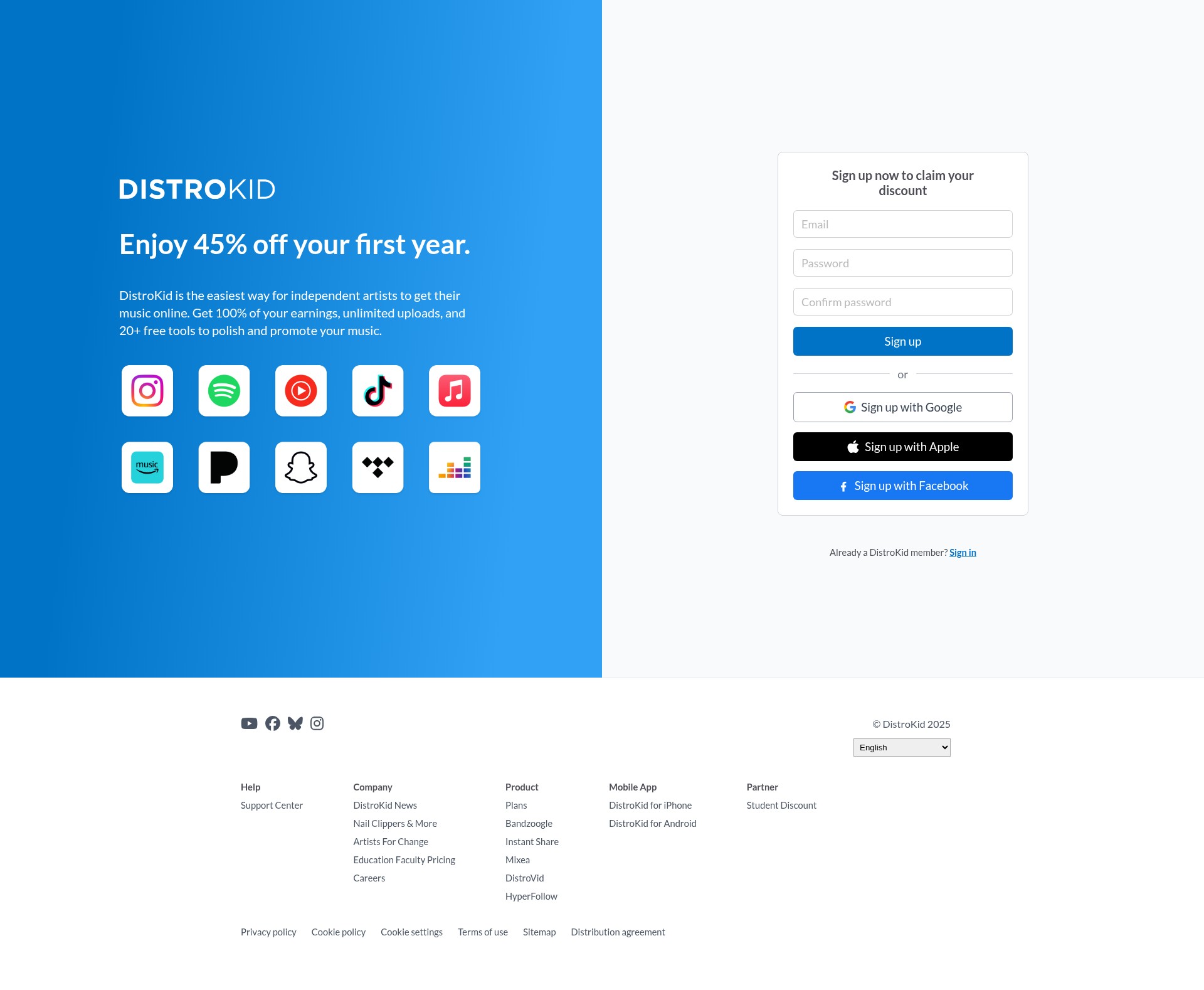 Landing Page