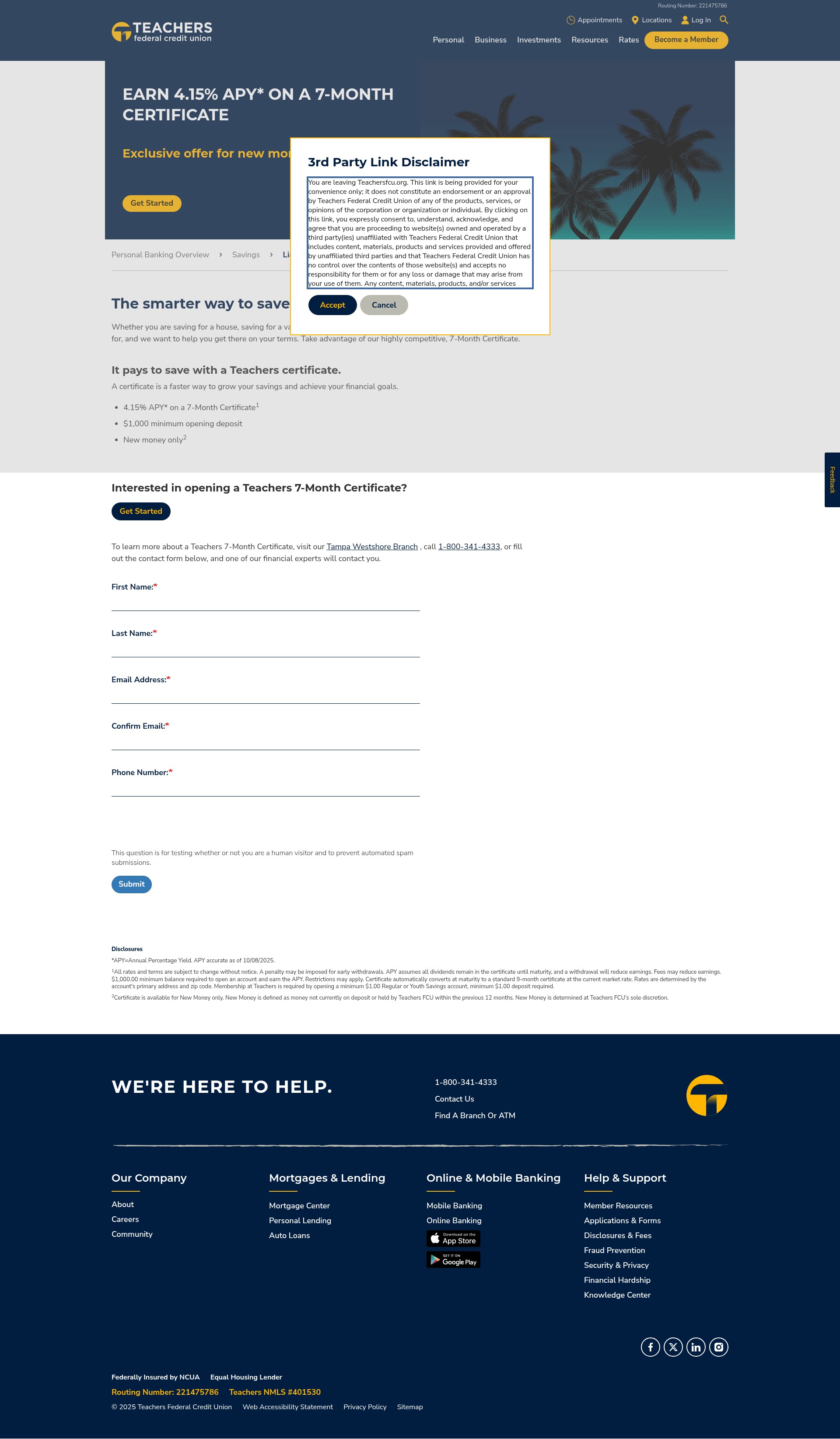 Landing Page