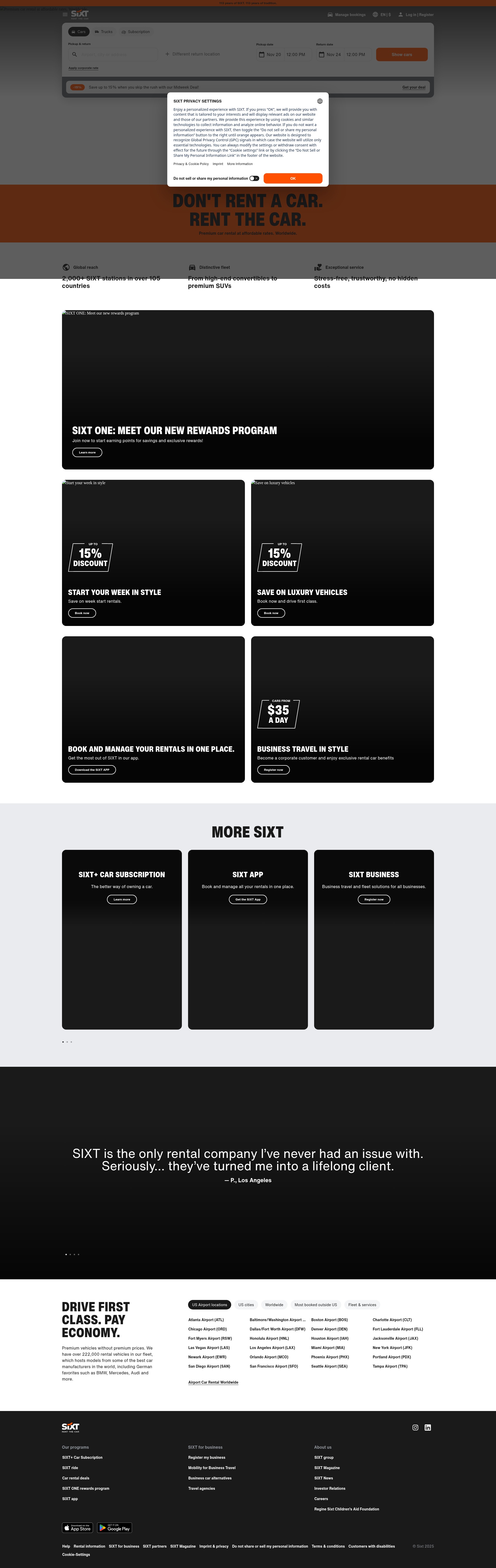 Landing Page