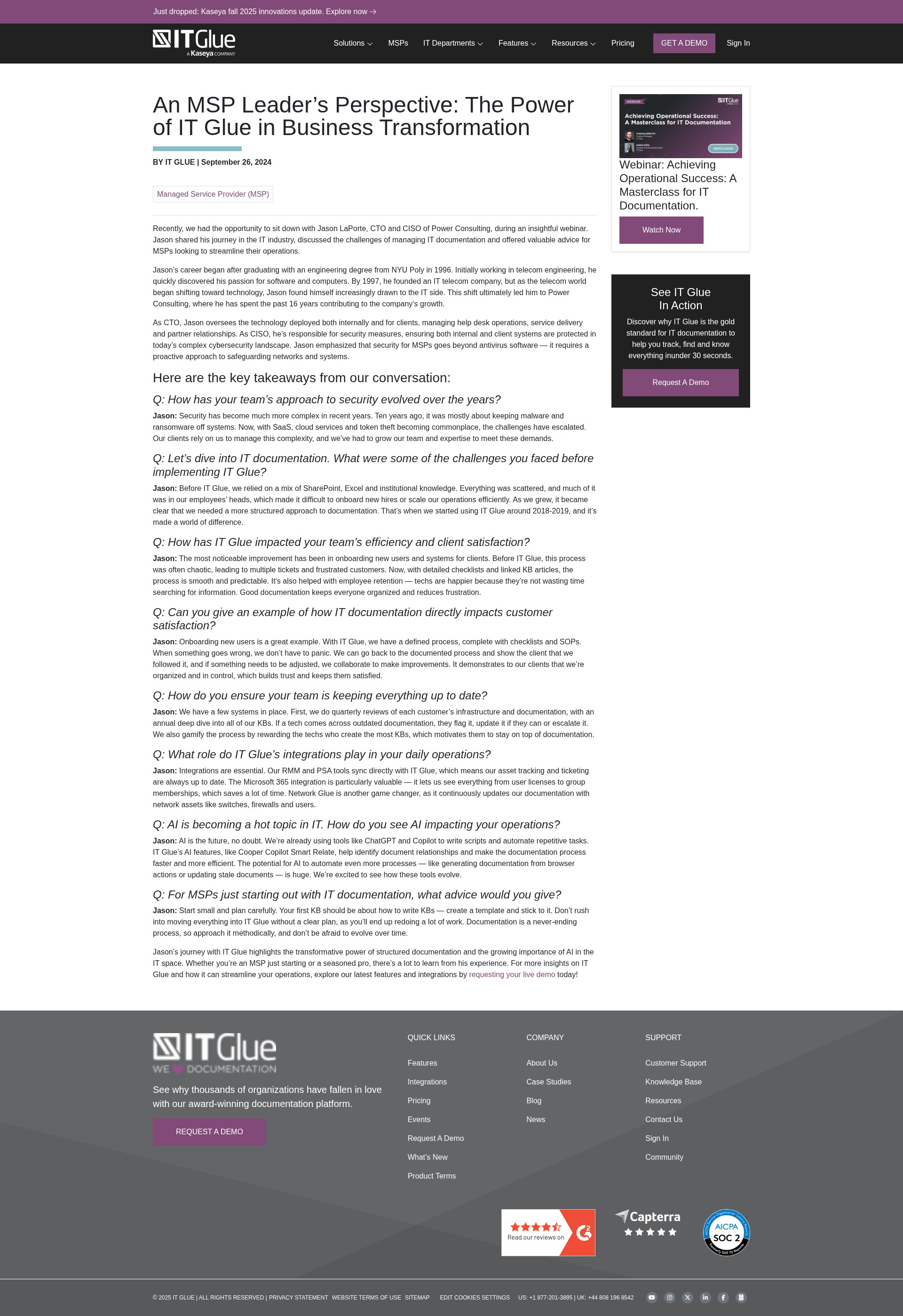 Landing Page