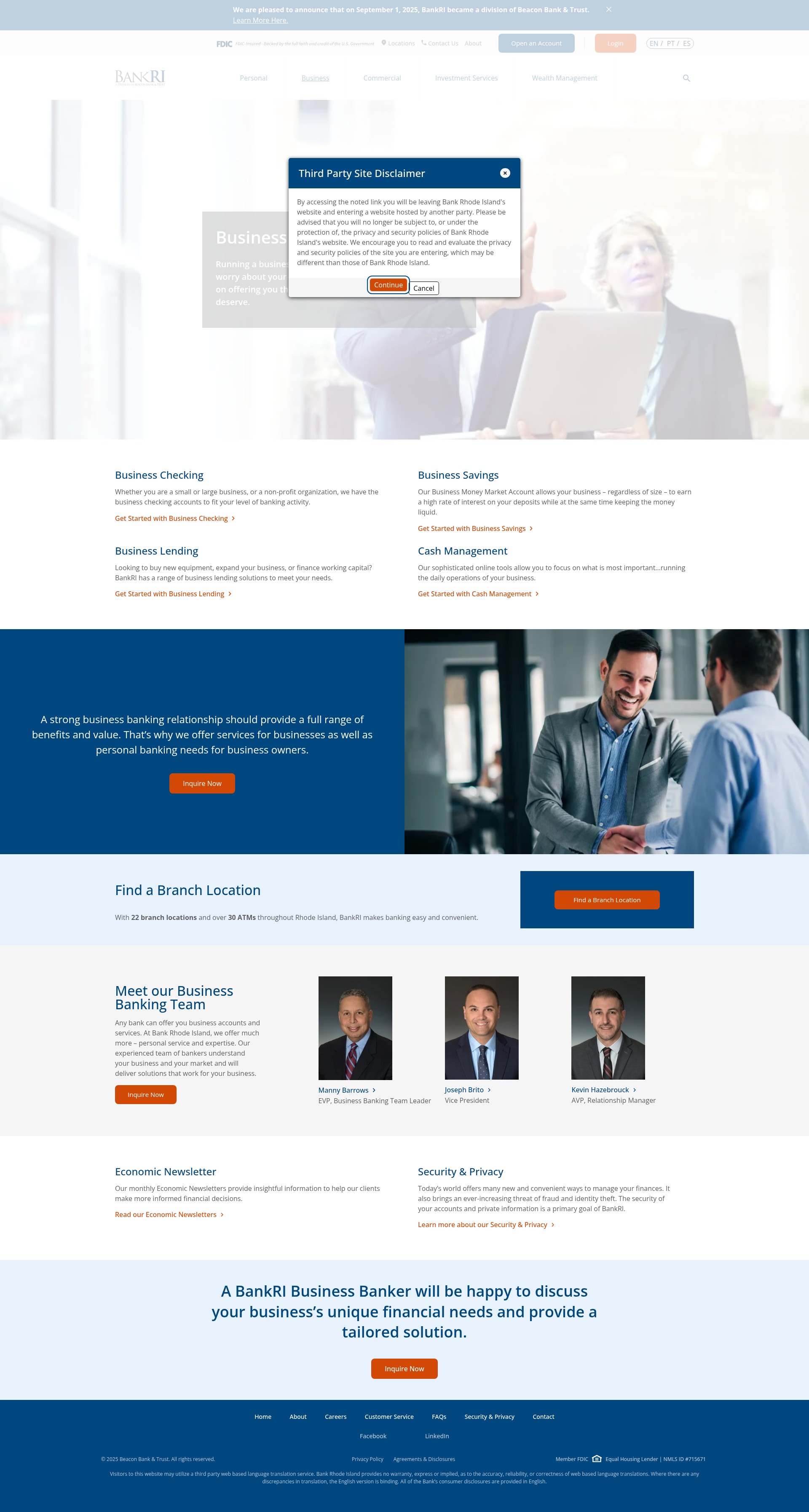 Landing Page