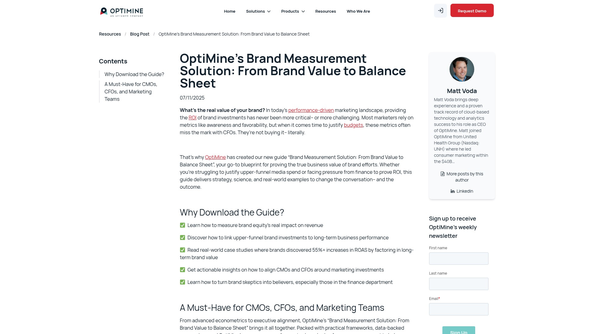 Landing Page
