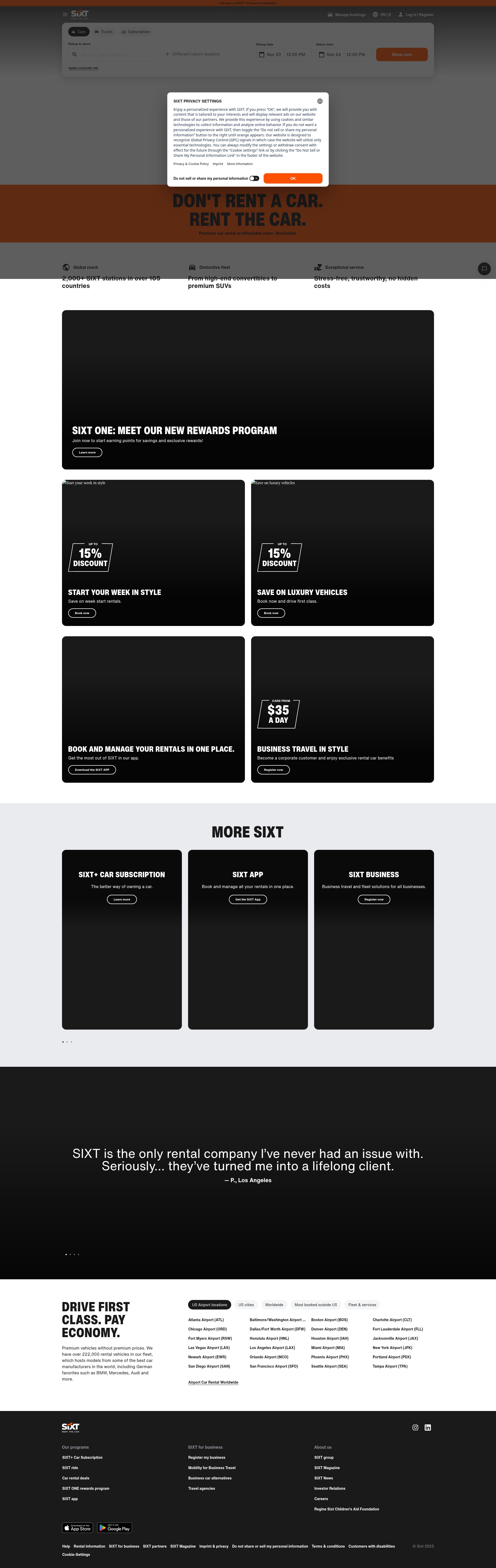 Landing Page
