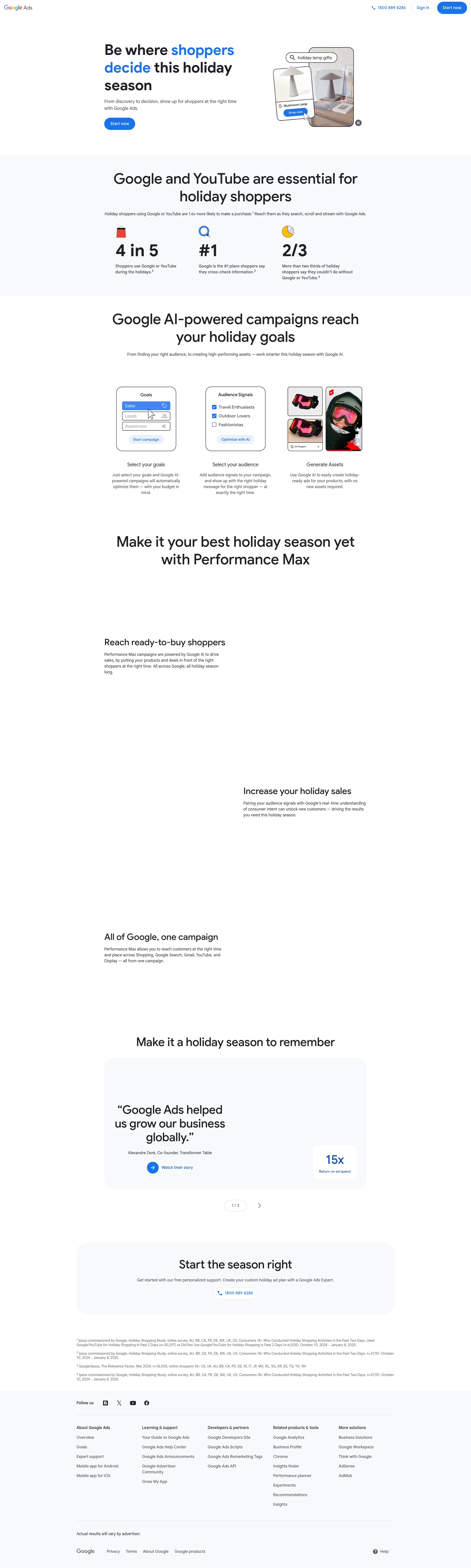 Landing Page