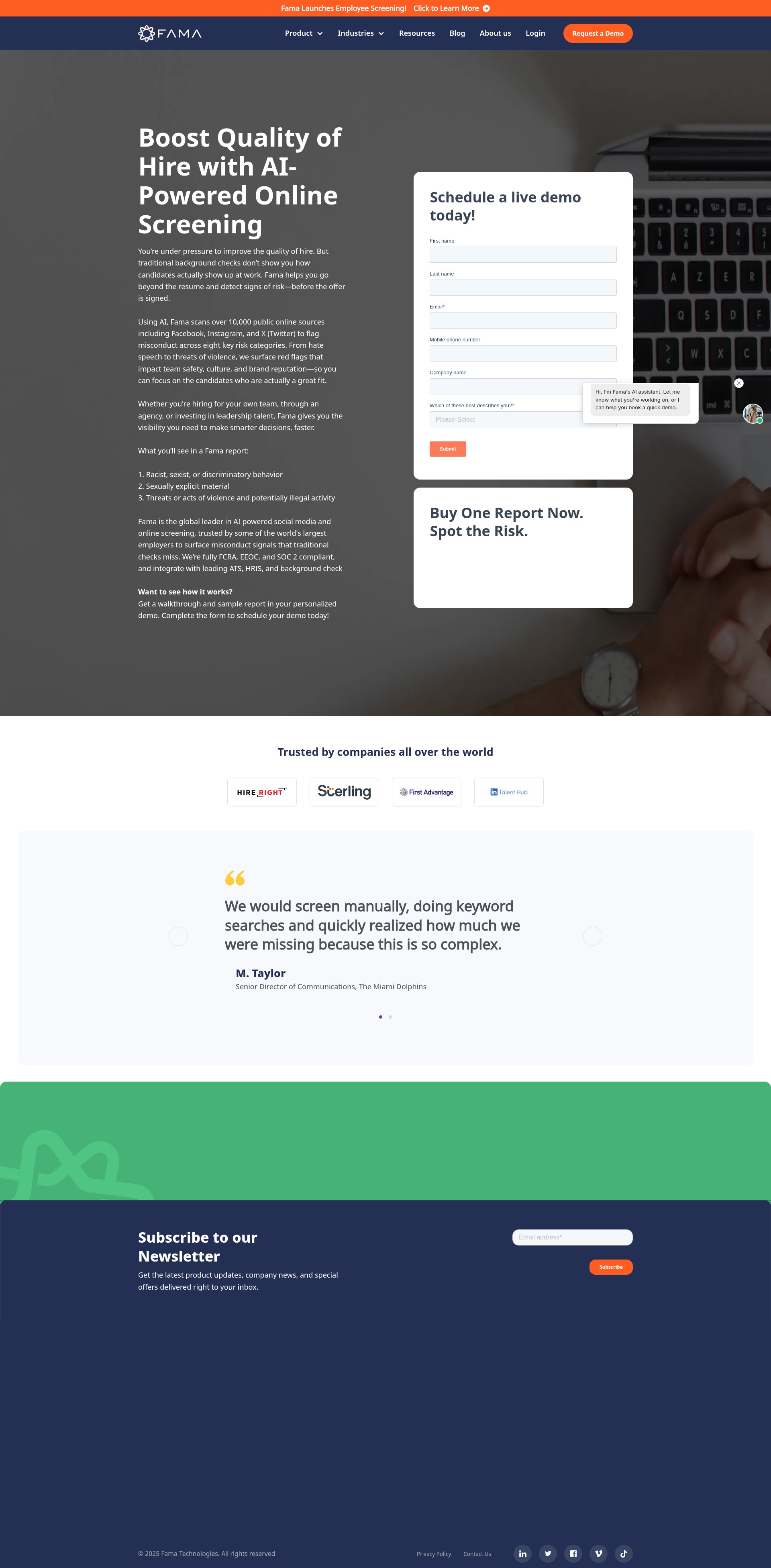Landing Page