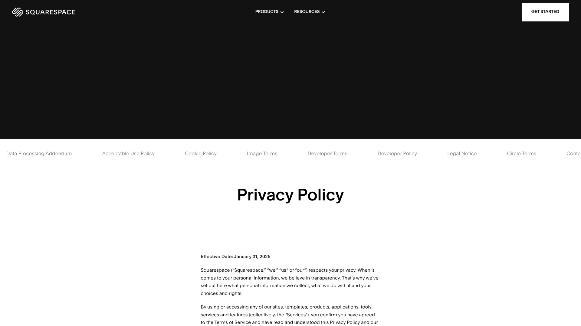 Landing Page