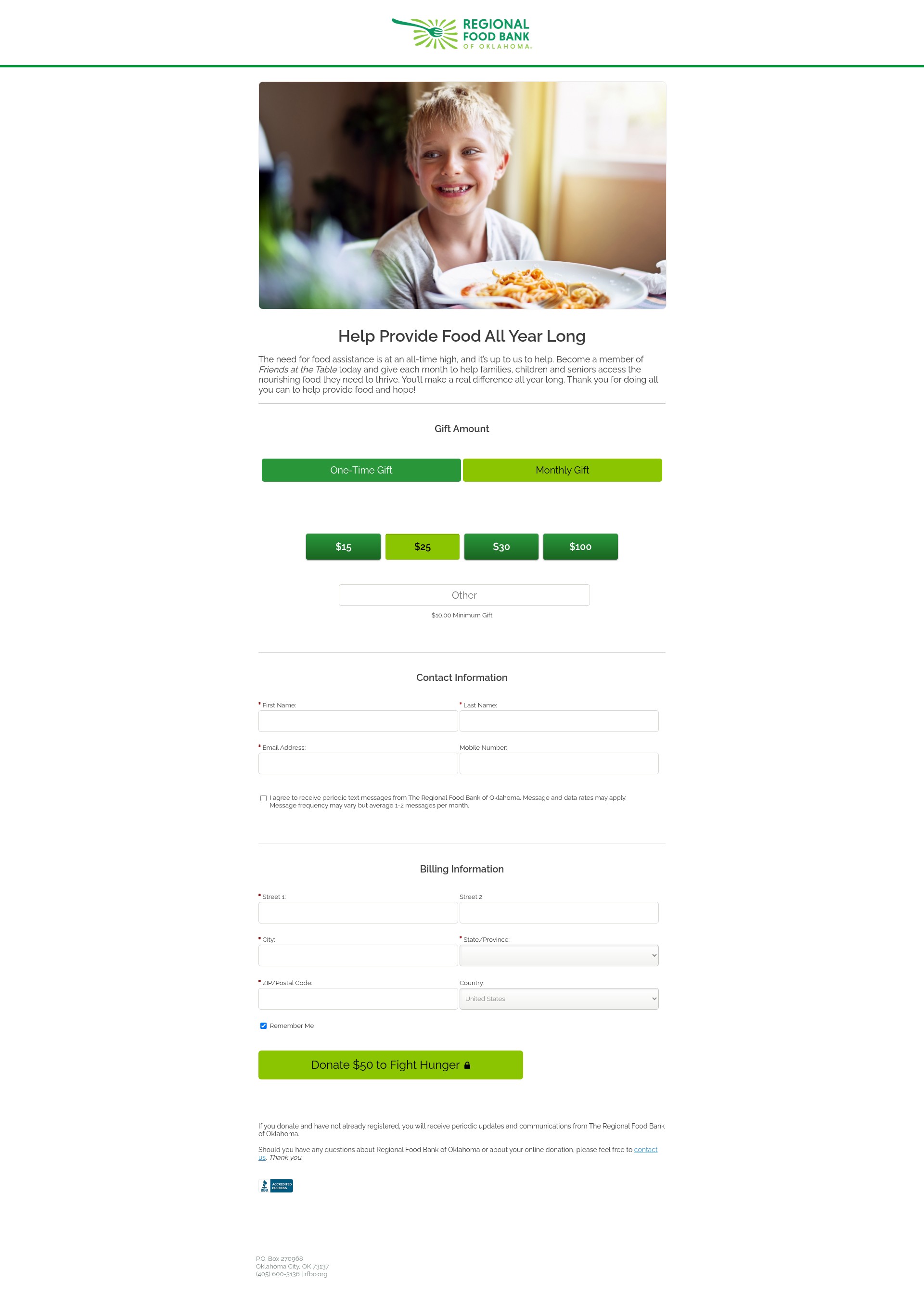 Landing Page