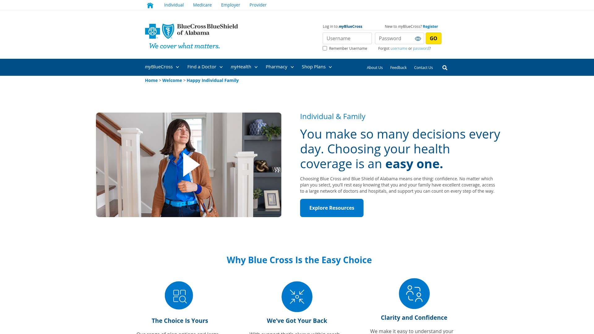 Landing Page