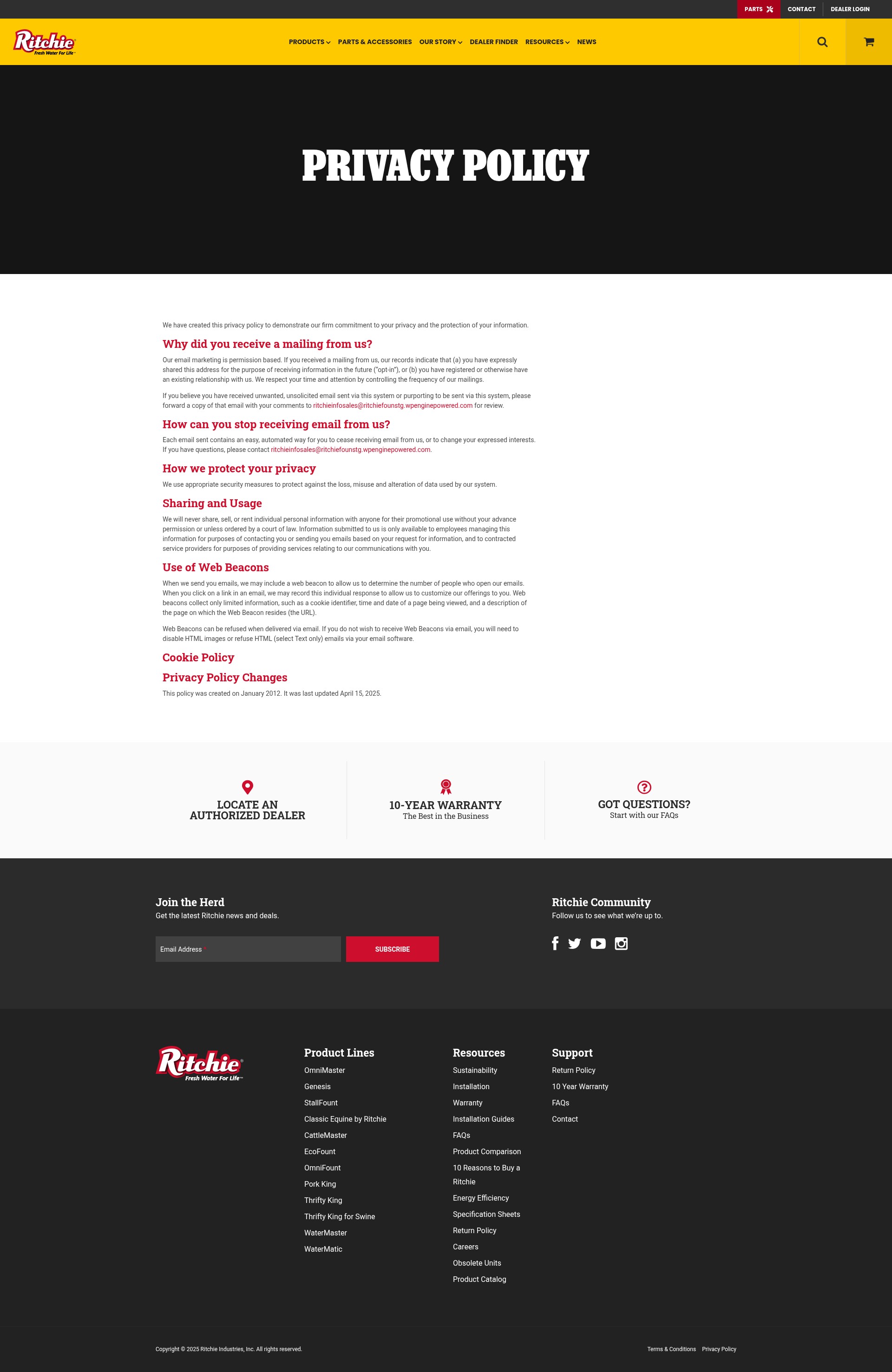 Landing Page