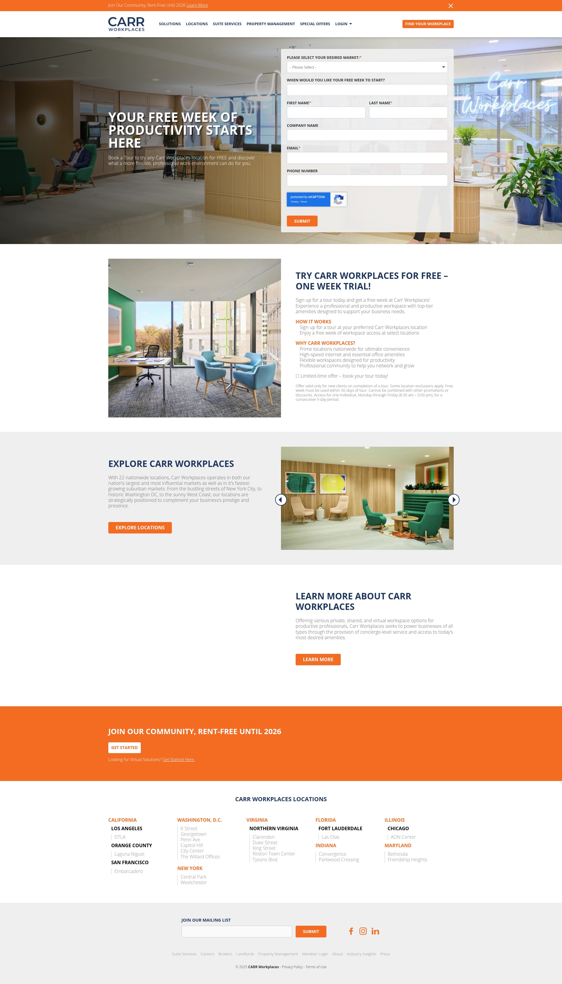 Landing Page
