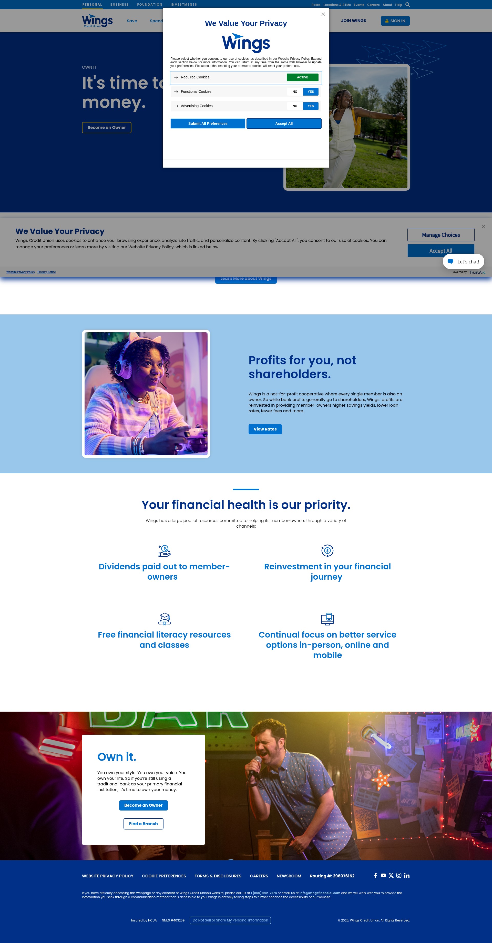 Landing Page