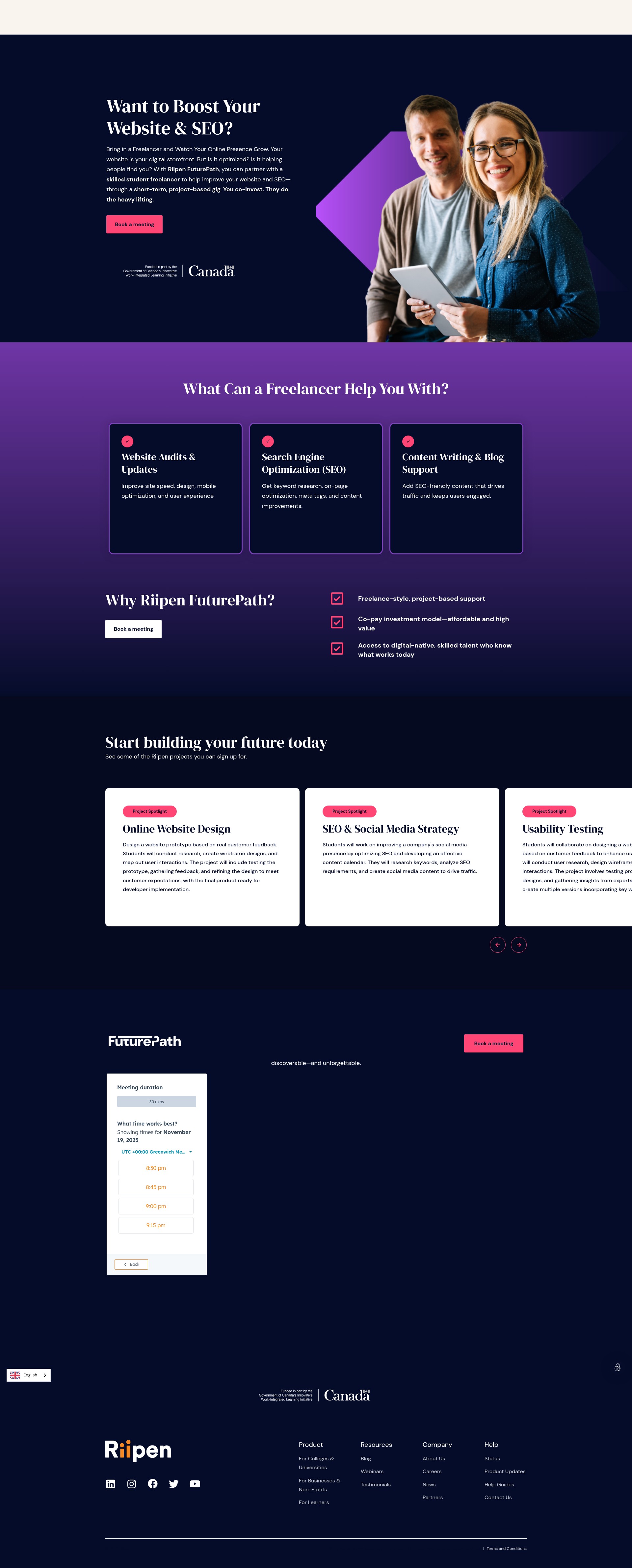 Landing Page