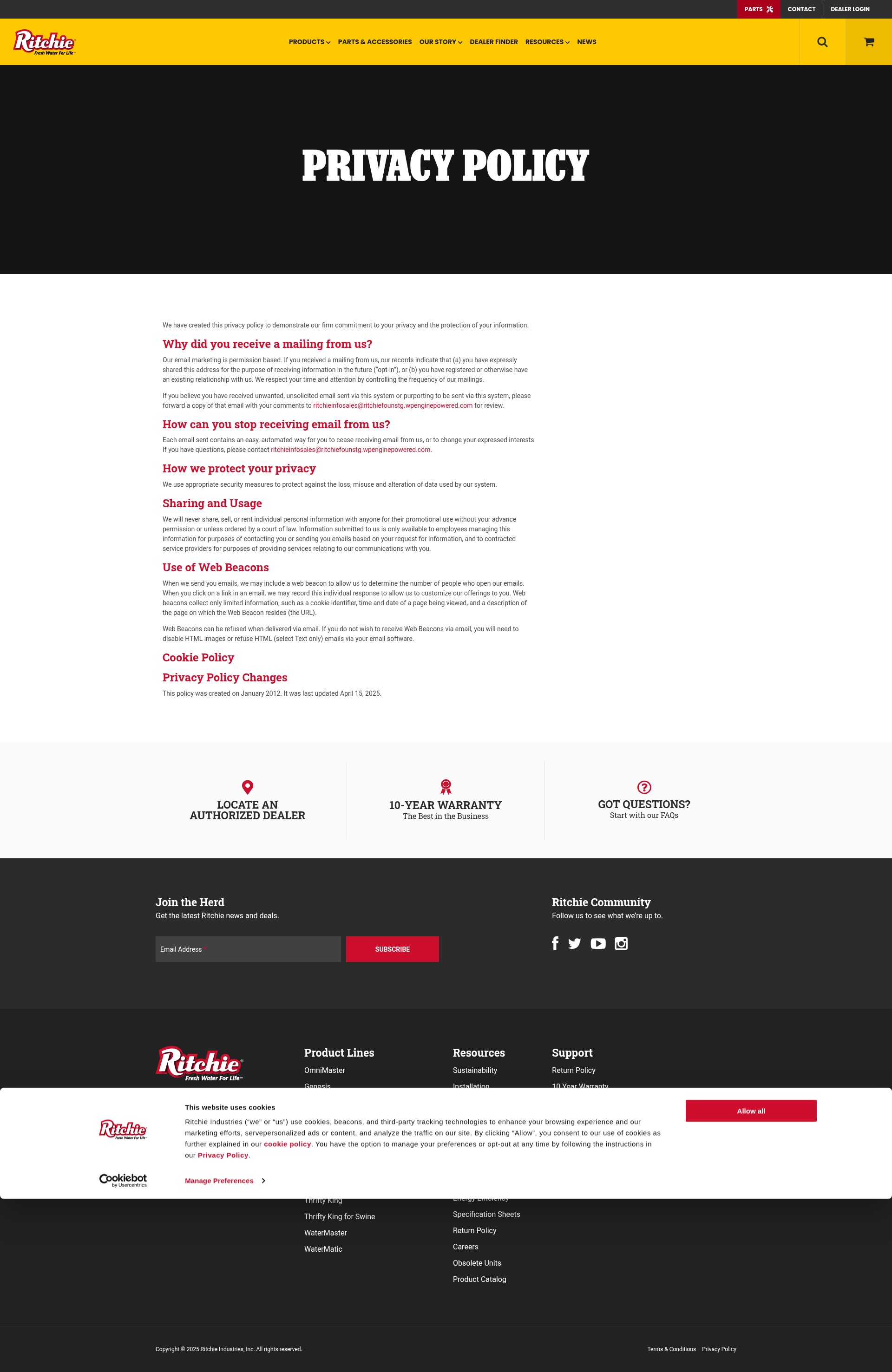 Landing Page