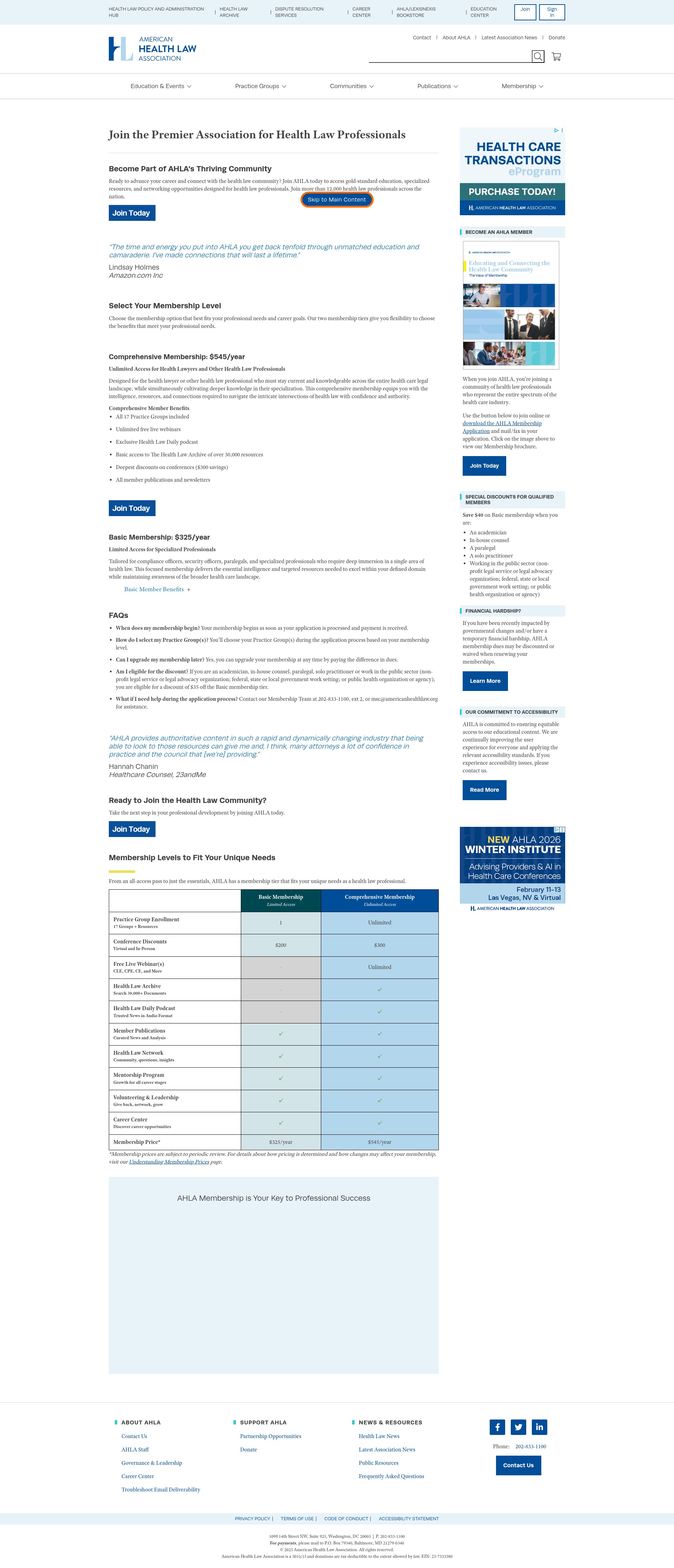 Landing Page
