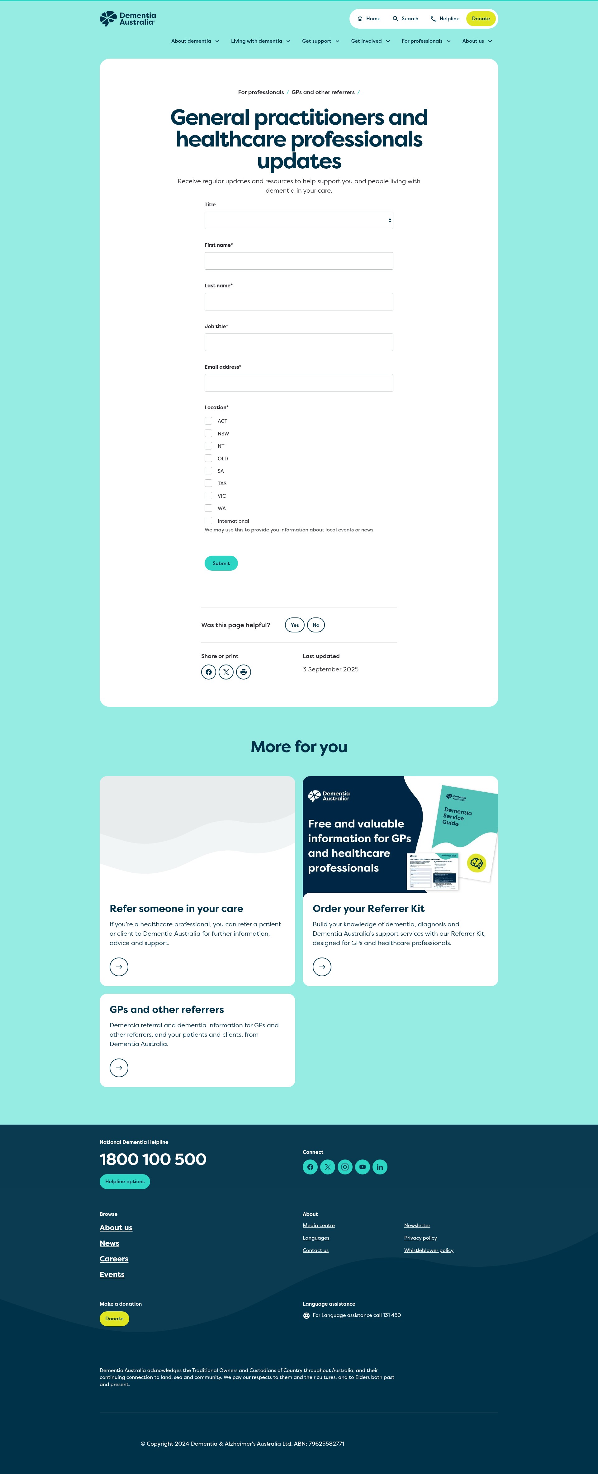 Landing Page