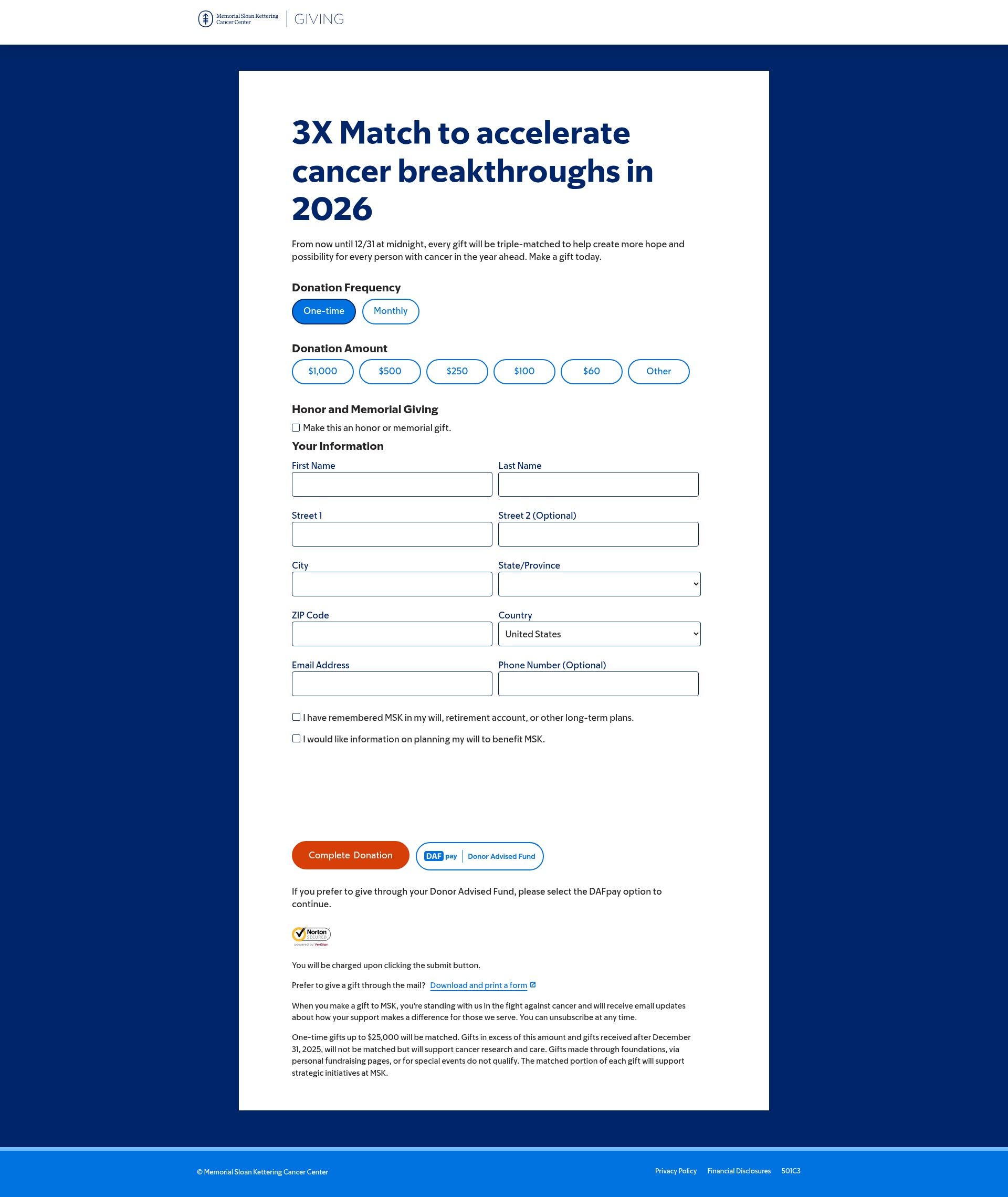 Landing Page
