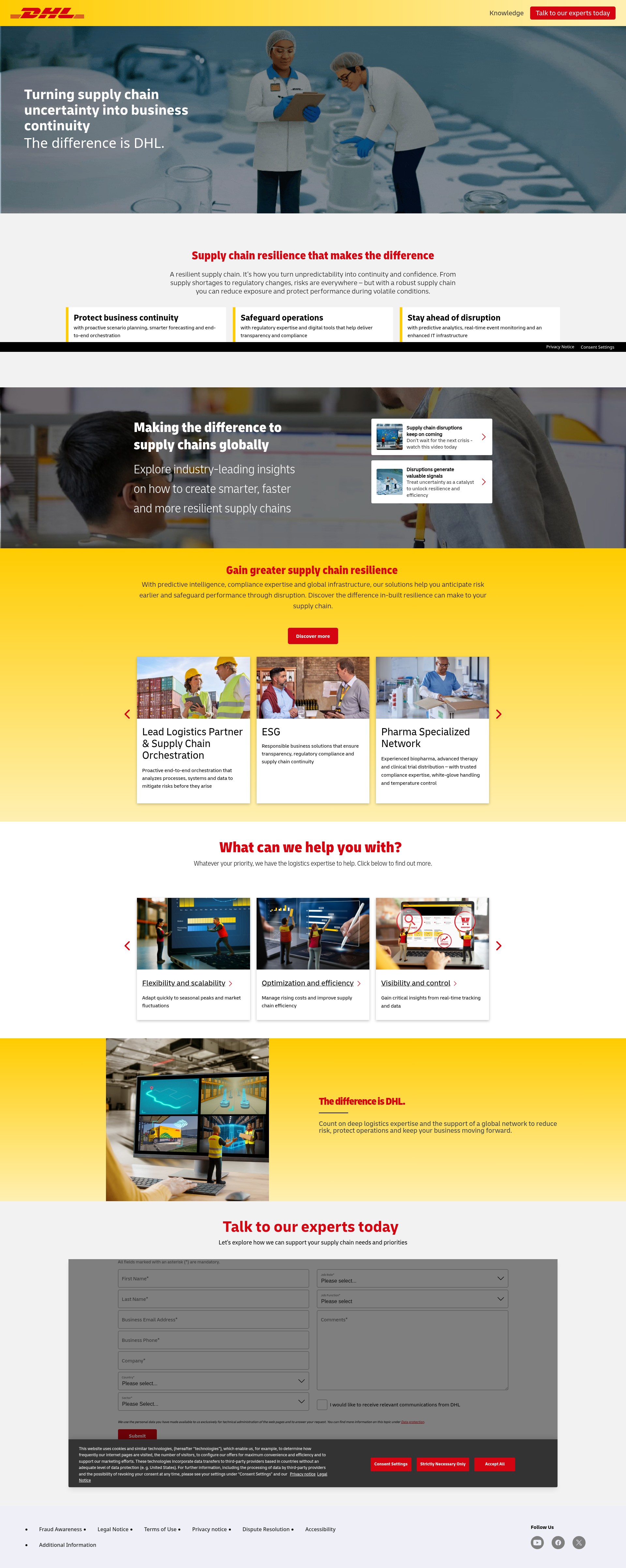 Landing Page