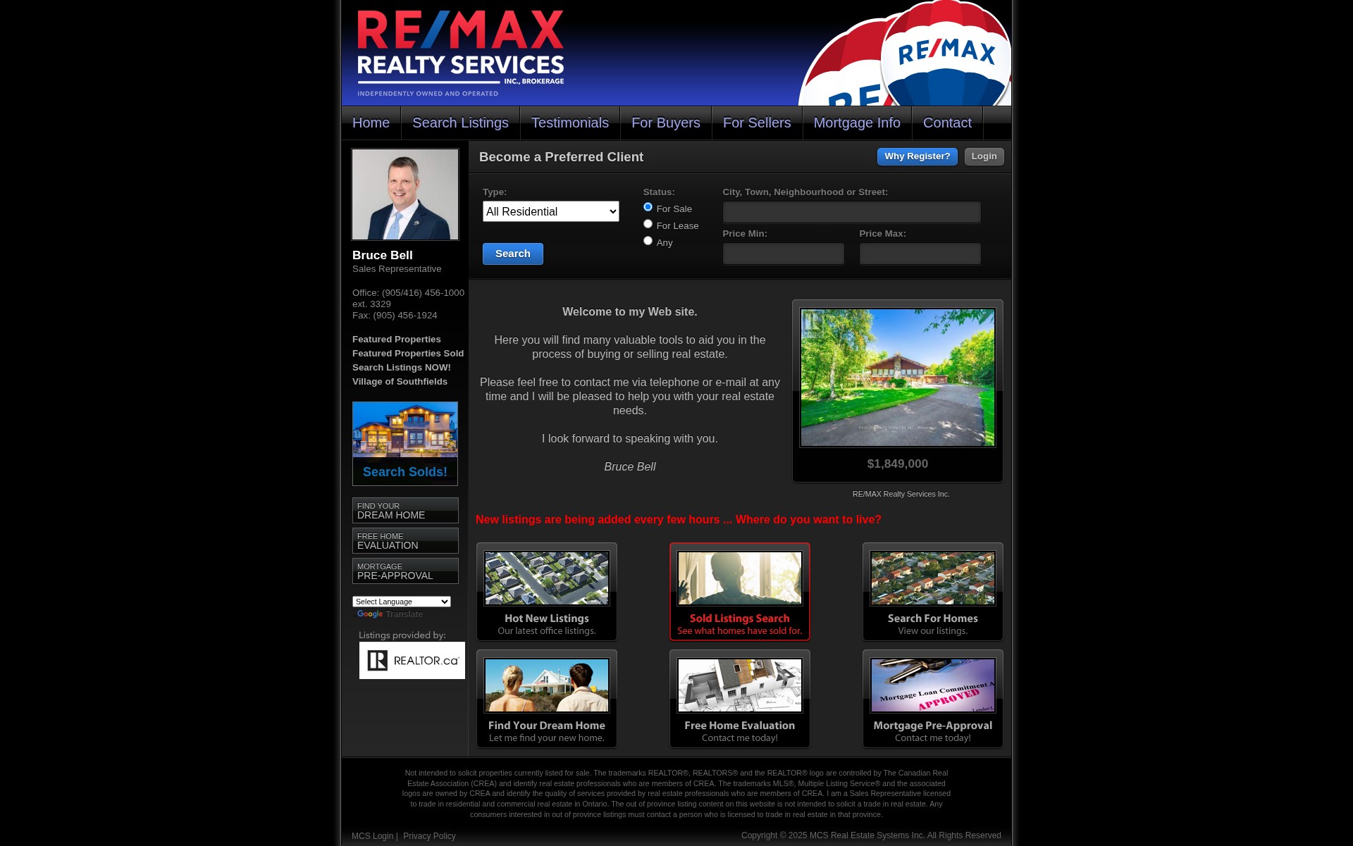 Landing Page
