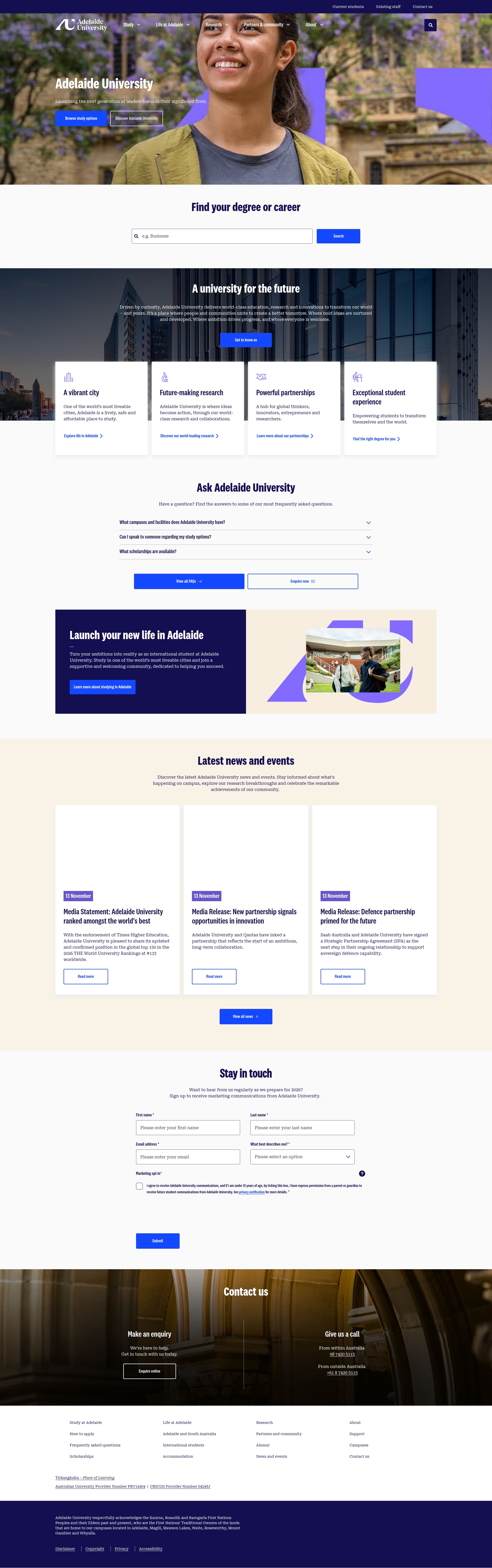 Landing Page