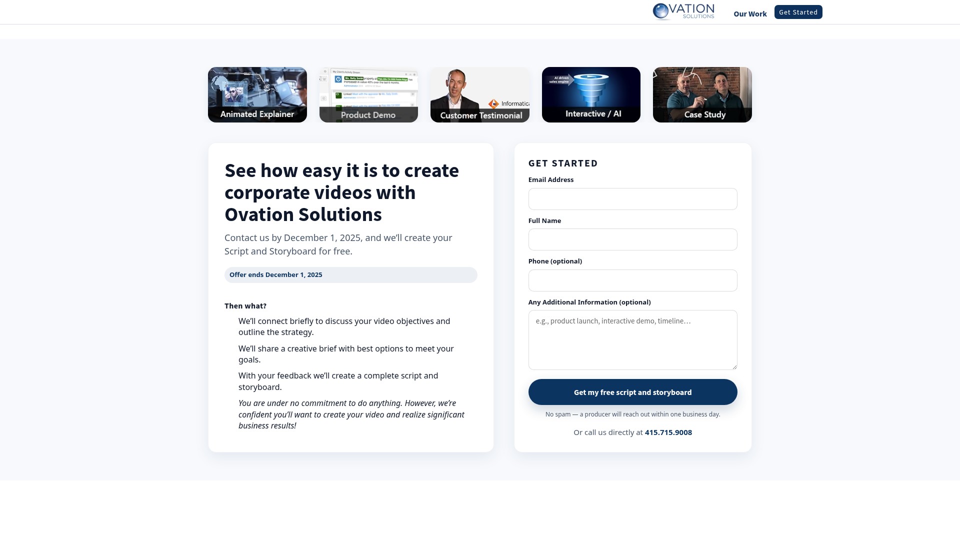 Landing Page