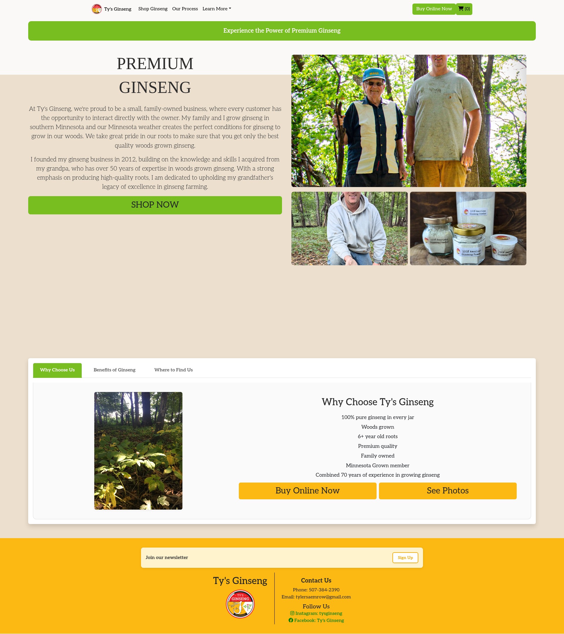 Landing Page