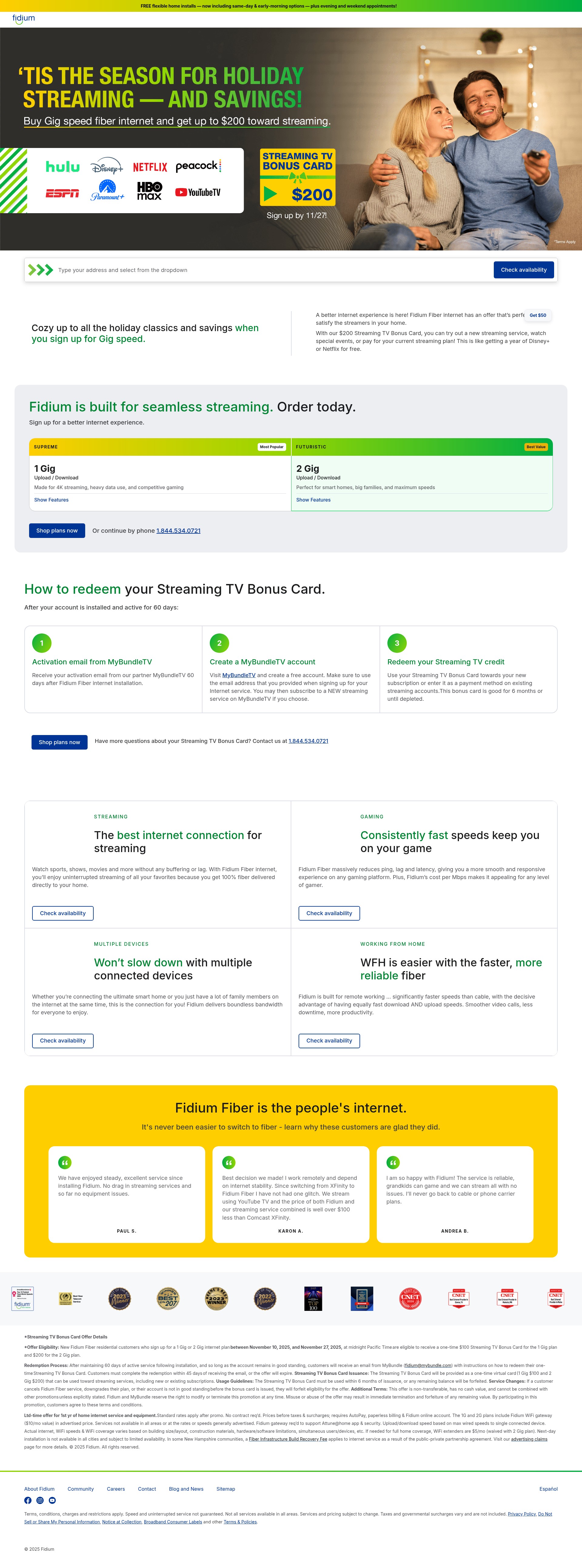 Landing Page